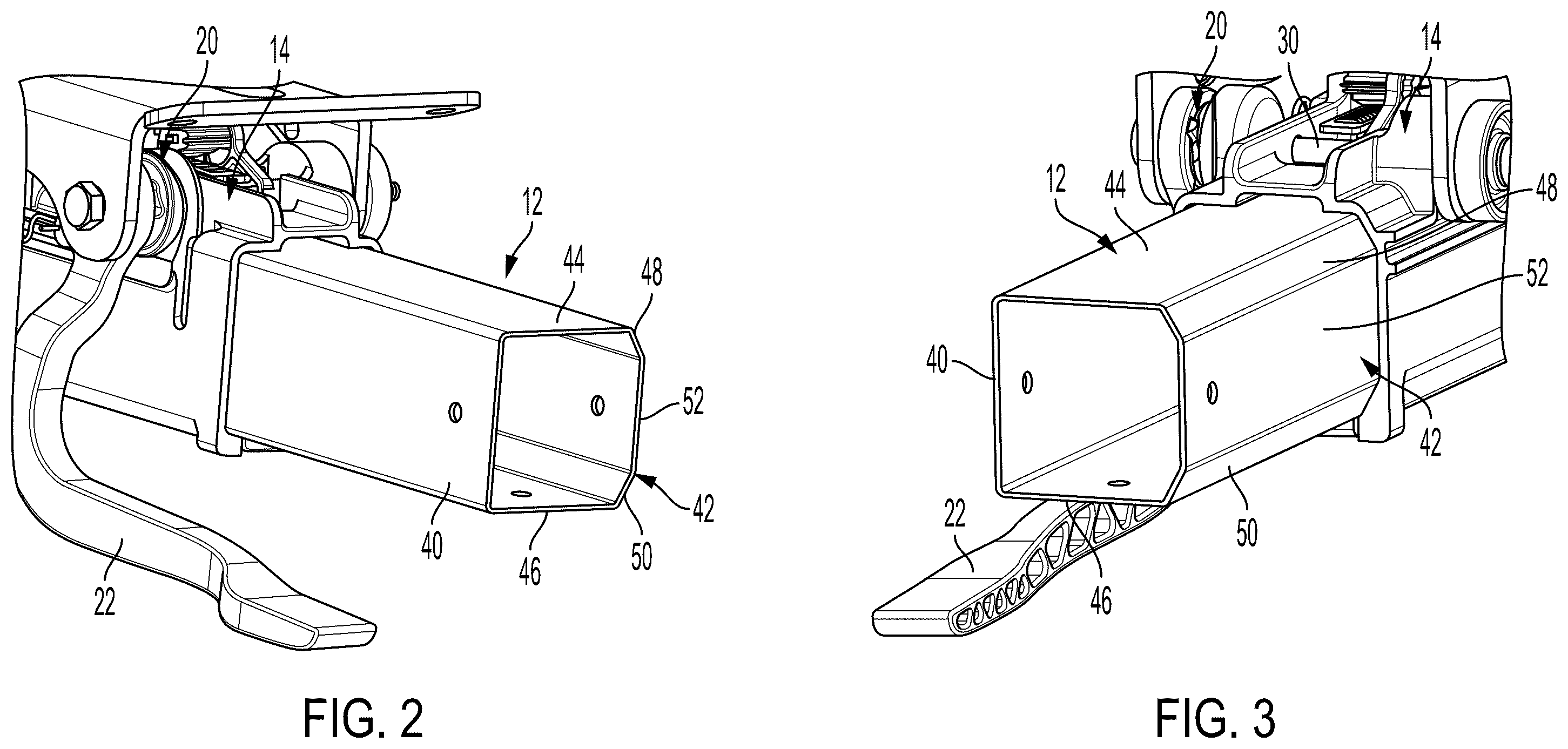 Patent US12576902 Figure 2 – Clamping assembly for steering column