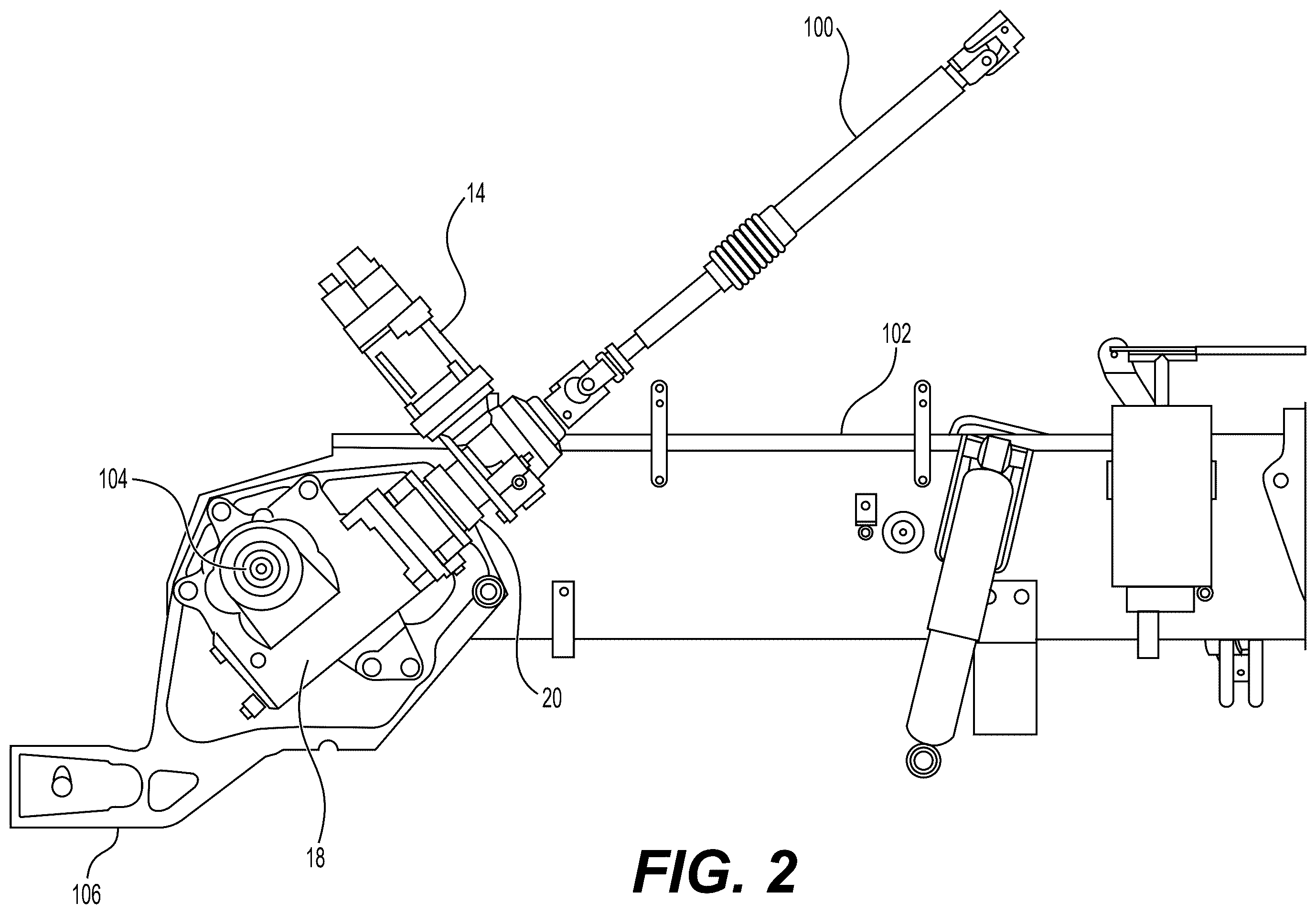 Patent US12576905 Figure 2 – Smart steering kit for traditional steering gears