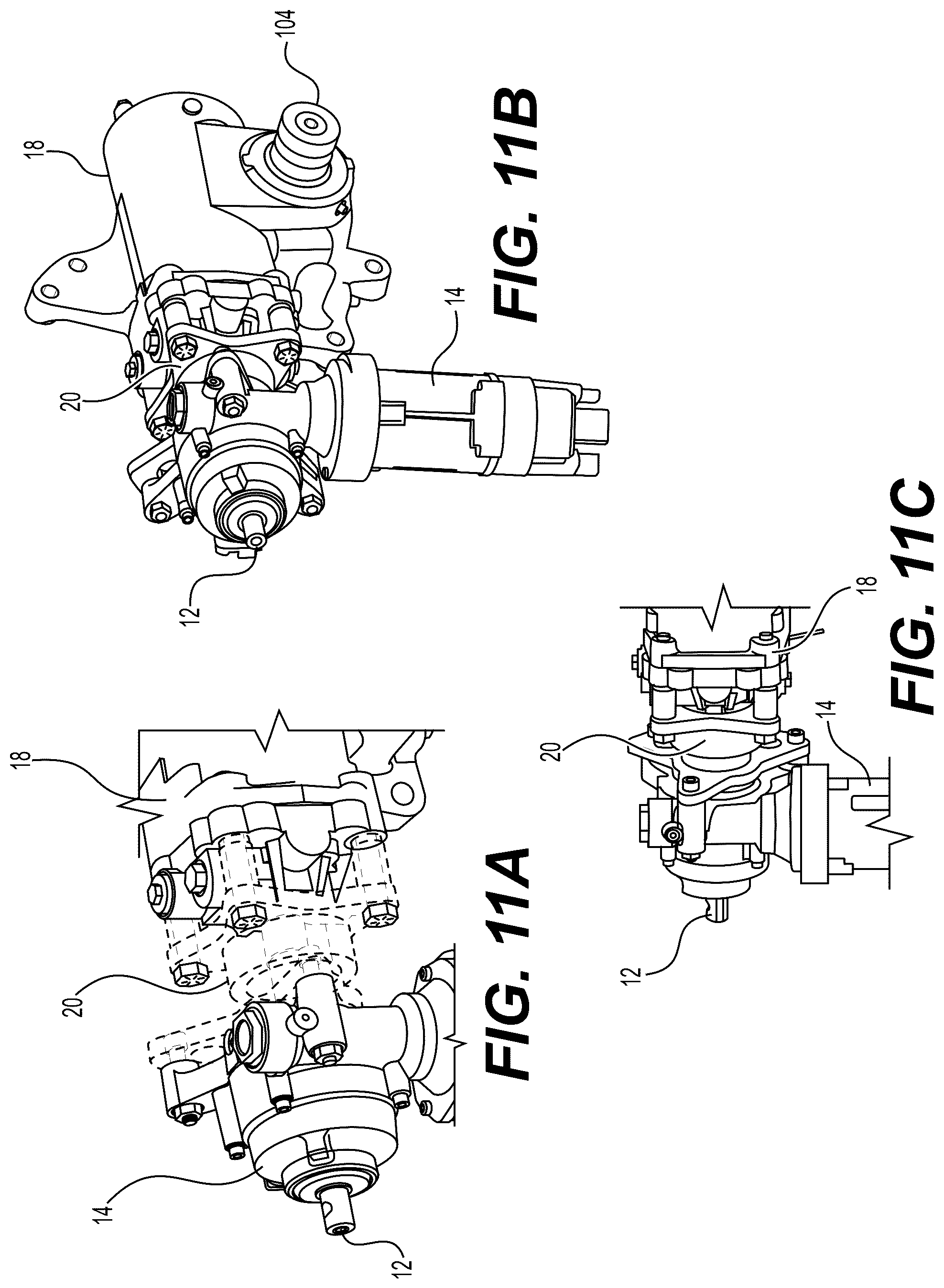 Patent US12576905 Figure 12 – Smart steering kit for traditional steering gears