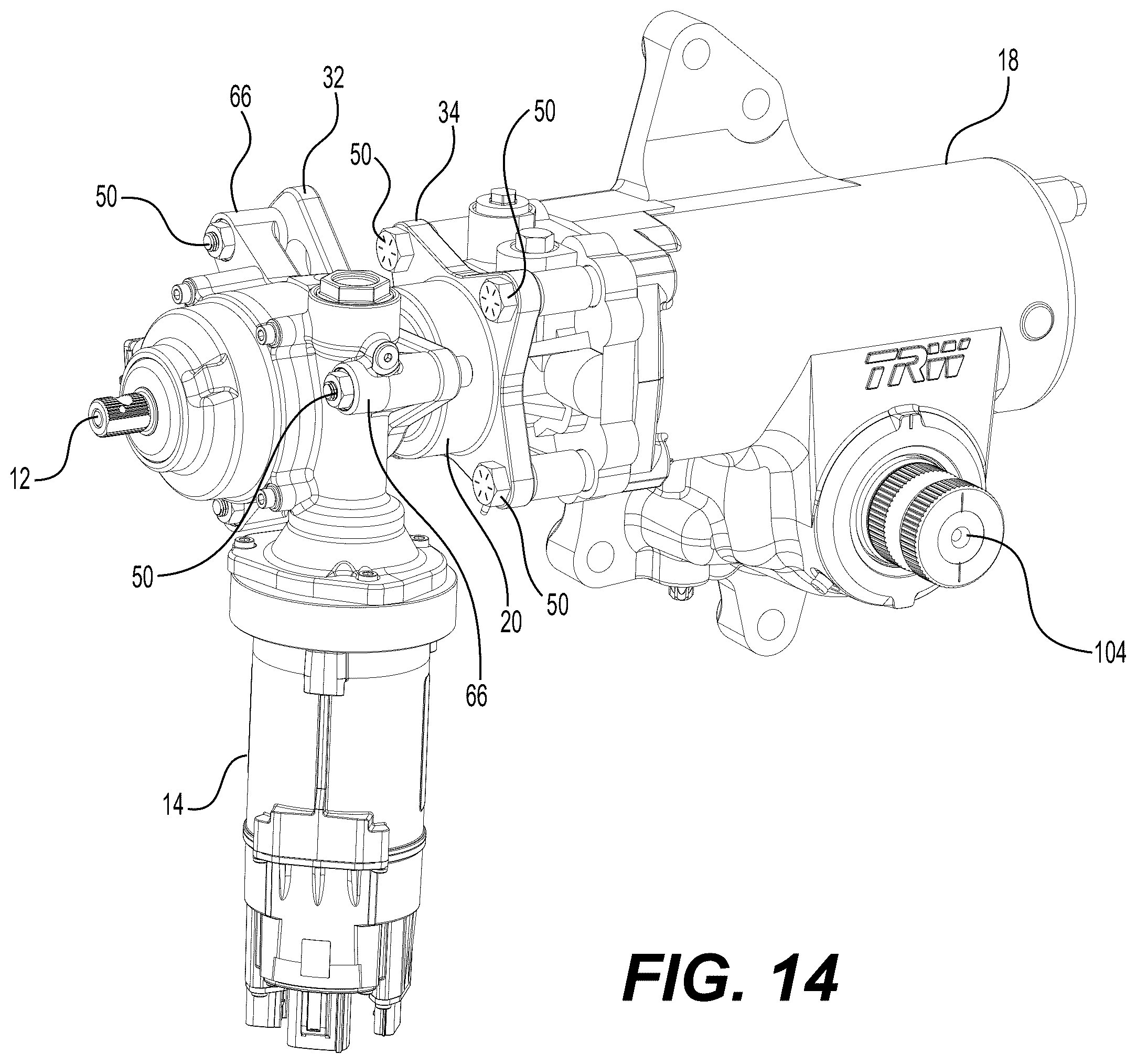 Patent US12576905 Figure 15 – Smart steering kit for traditional steering gears
