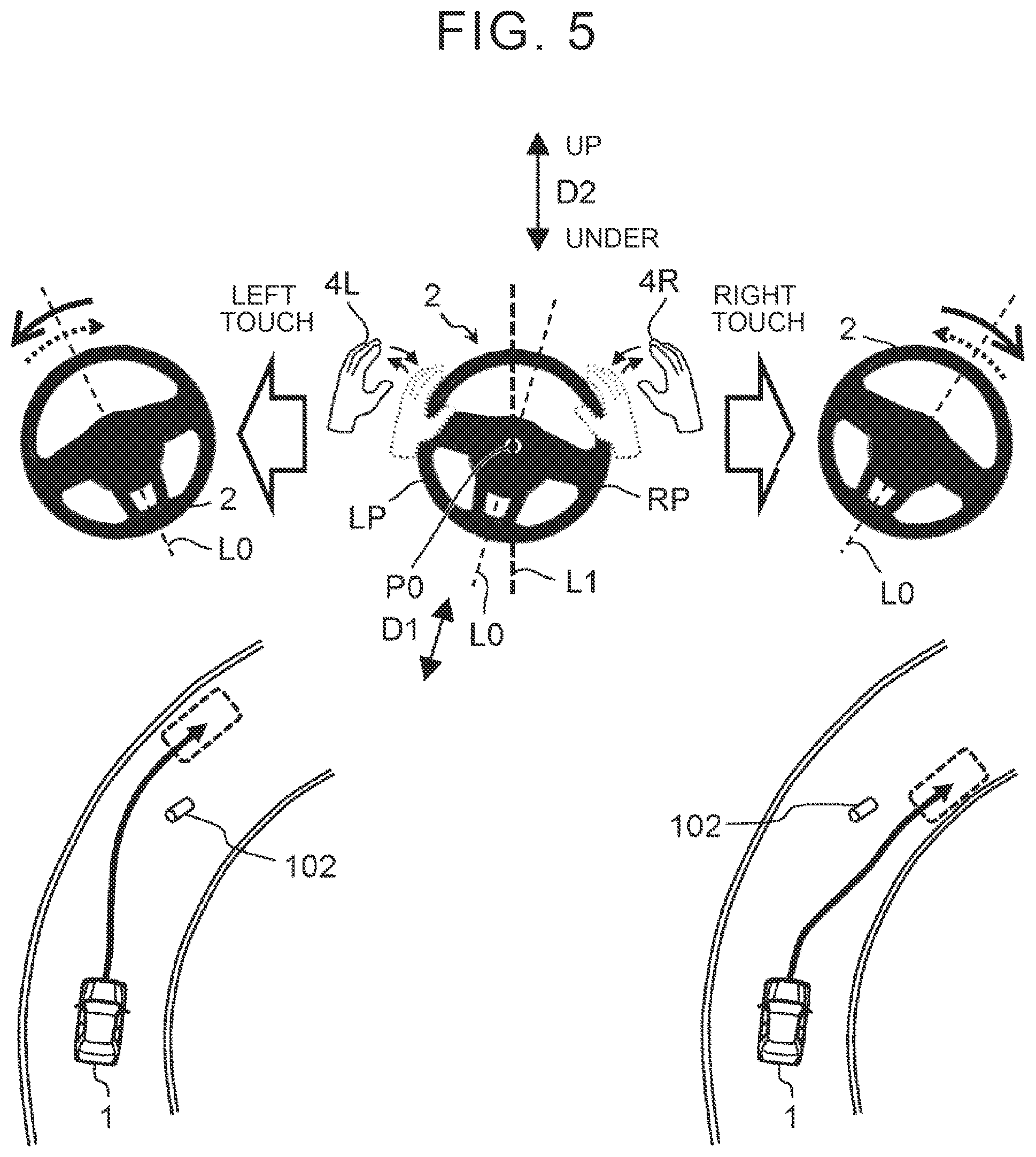 Patent US12576909 Figure 5 – Driving assistance device
