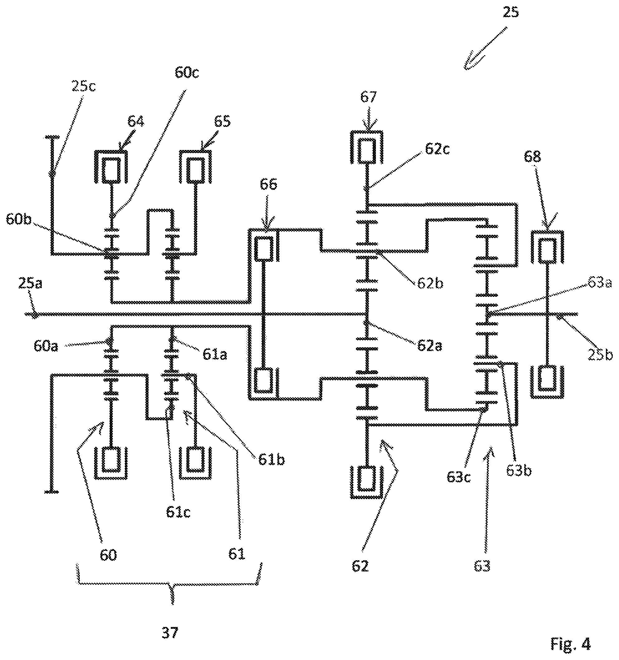 Patent US12576911 Figure 4 – Steering drive system for a vehicle with wheel-based steering, vehicle with wheel-based steering and method for the operation thereof