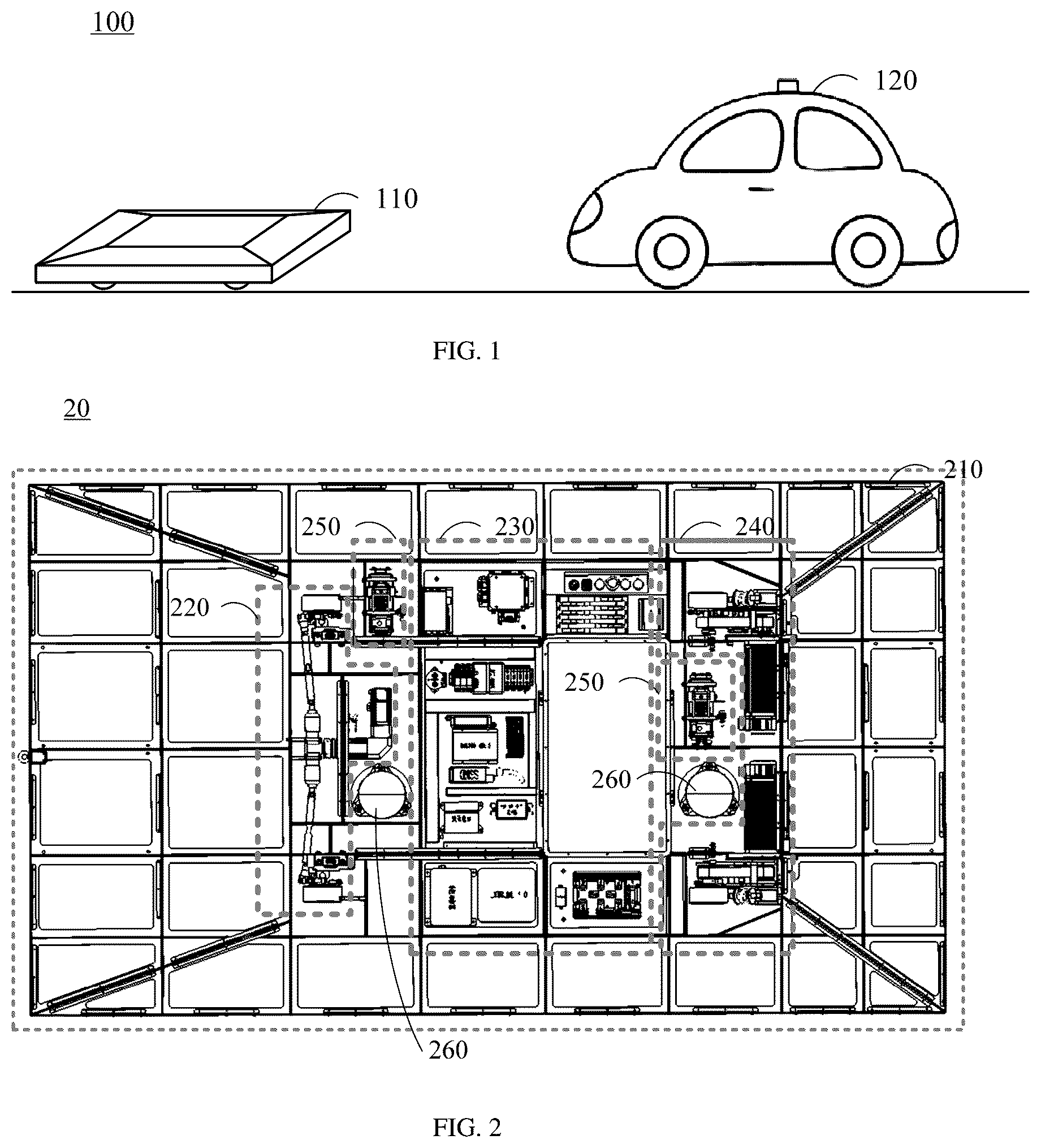 Patent US12576912 Figure 1 – Vehicle chassis and vehicle