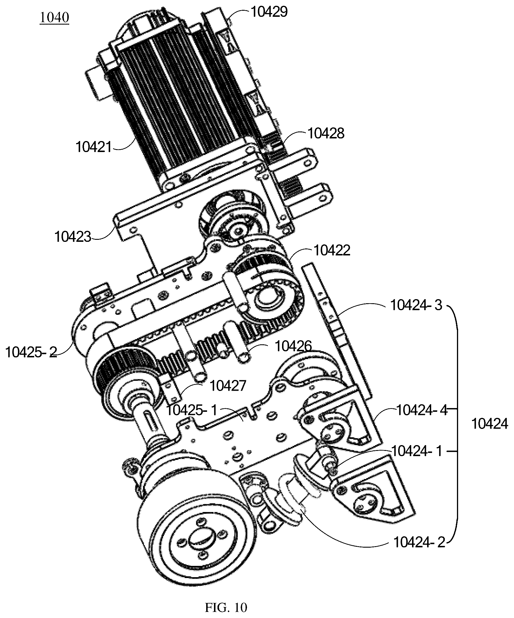 Patent US12576912 Figure 6 – Vehicle chassis and vehicle