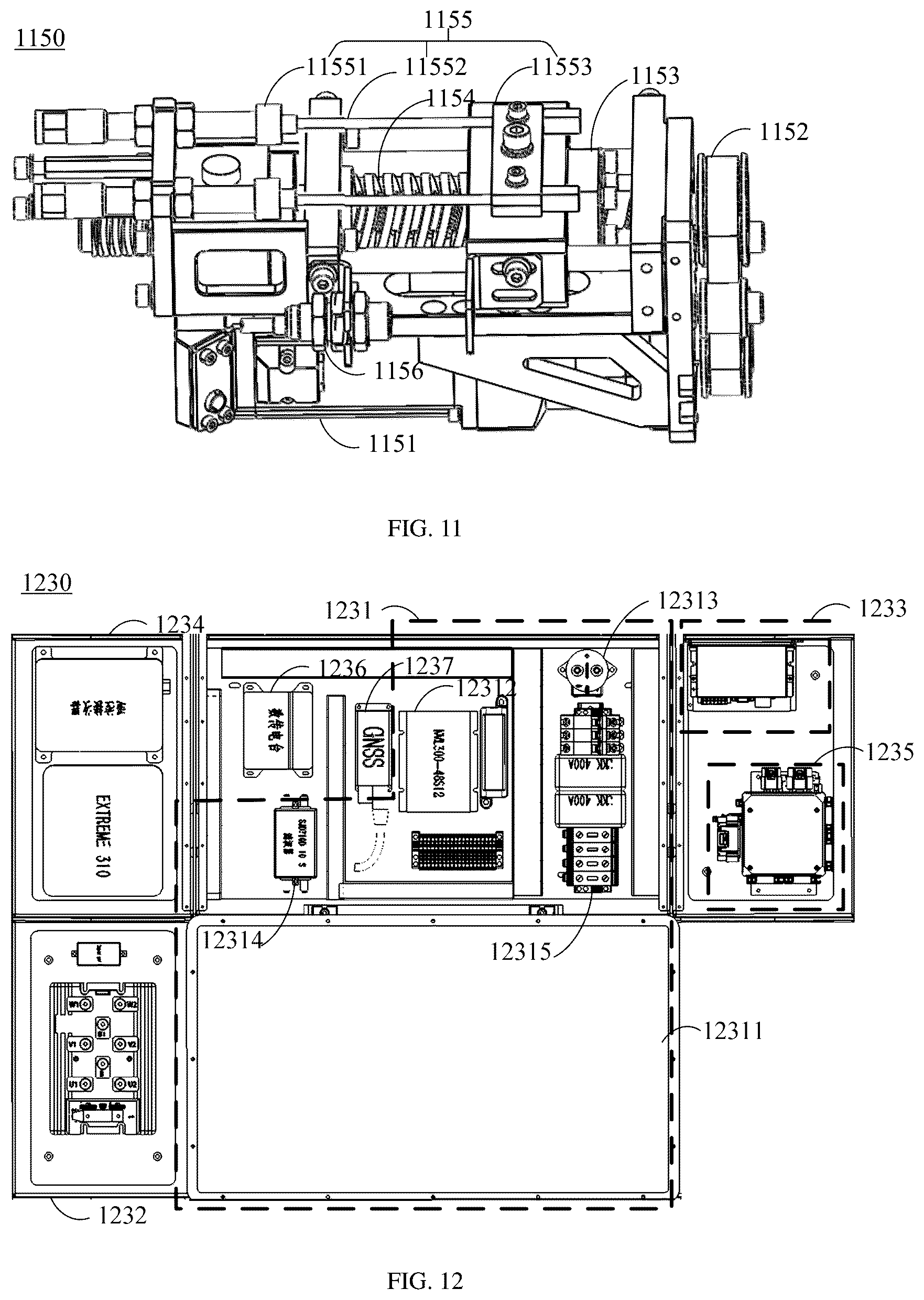 Patent US12576912 Figure 7 – Vehicle chassis and vehicle