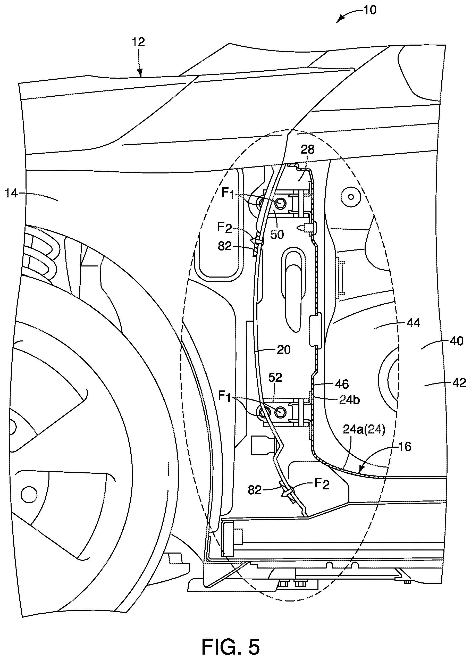 Patent US12576917 Figure 4 – Body panel assembly
