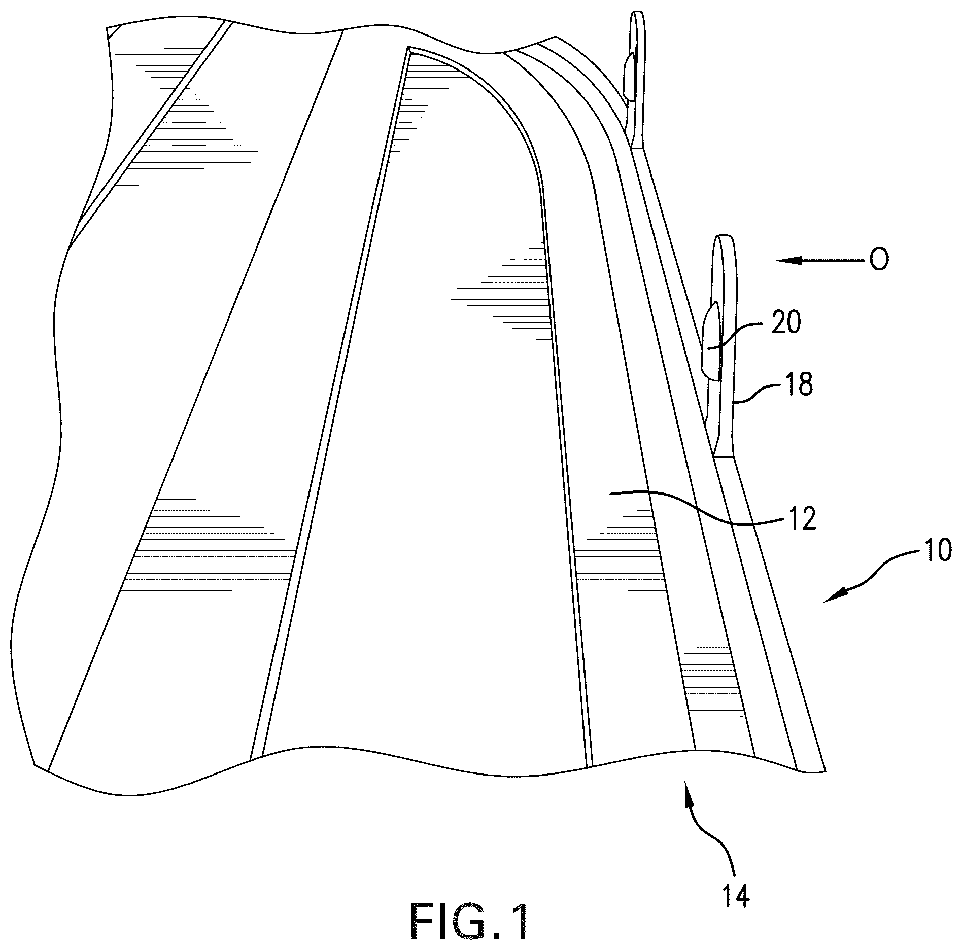Patent US12576921 Figure 1 – Finish part and structure