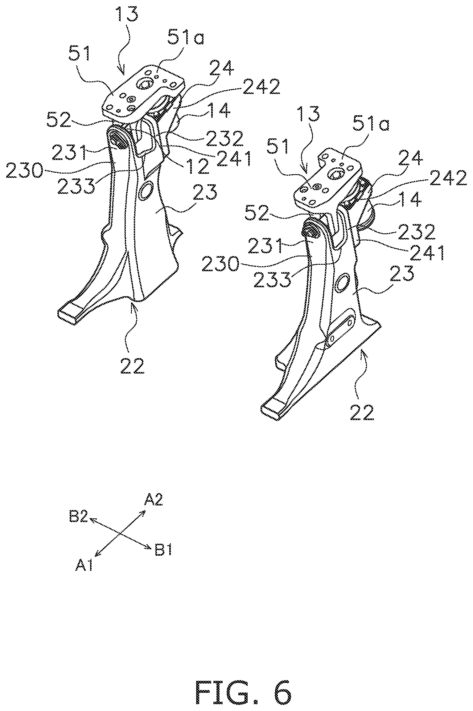 Patent US12576923 Figure 6 – Work vehicle