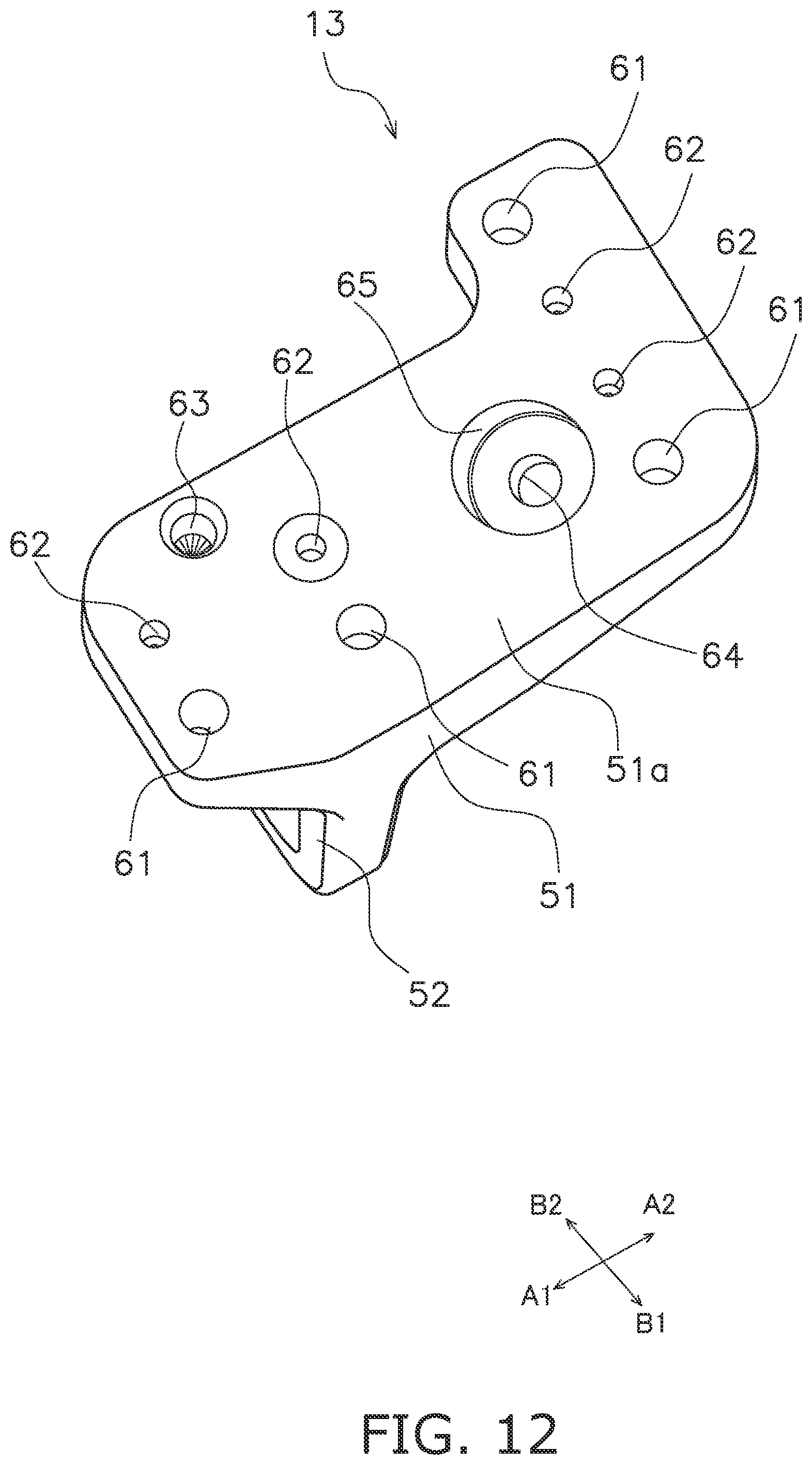 Patent US12576923 Figure 12 – Work vehicle