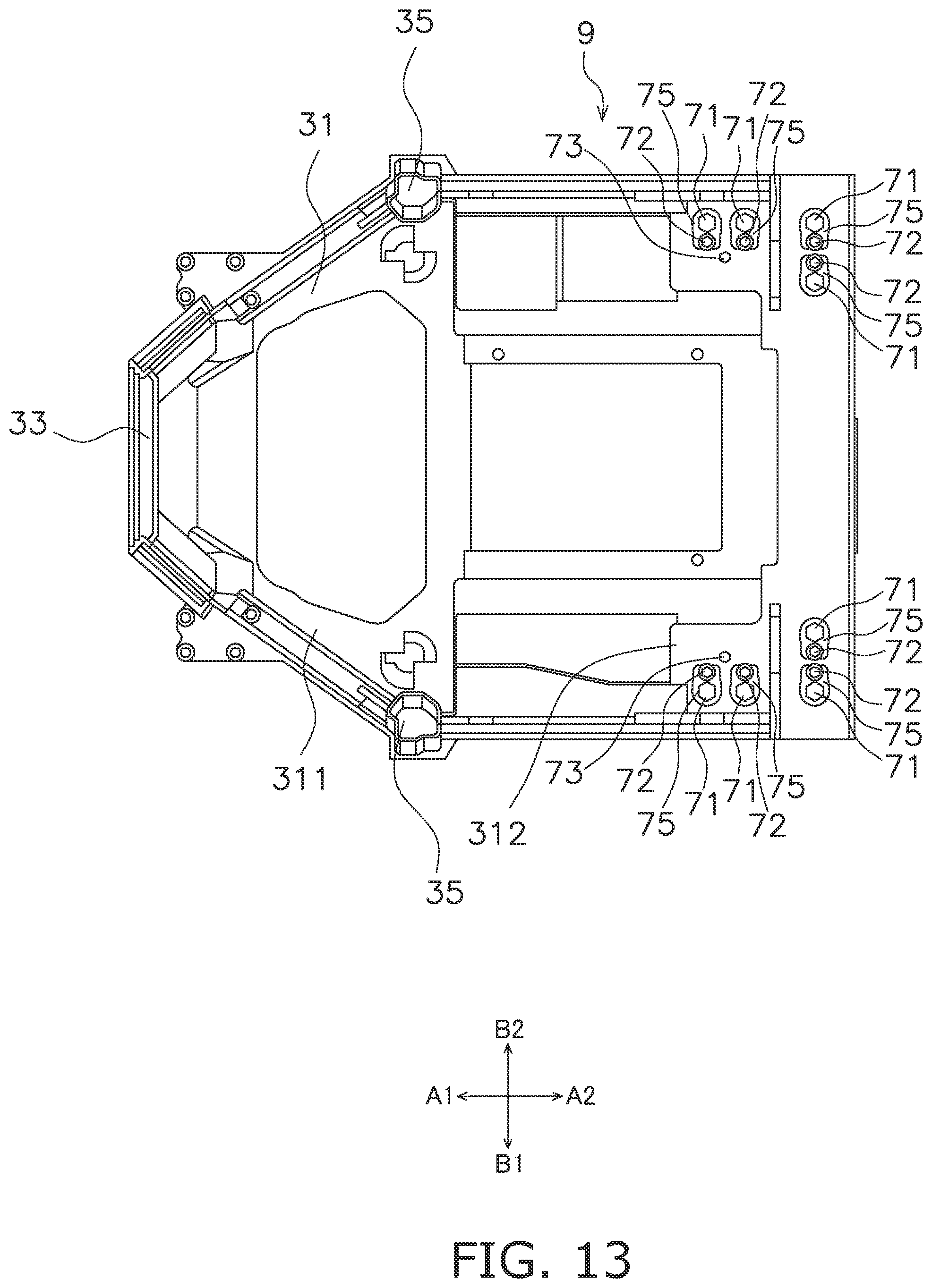 Patent US12576923 Figure 13 – Work vehicle