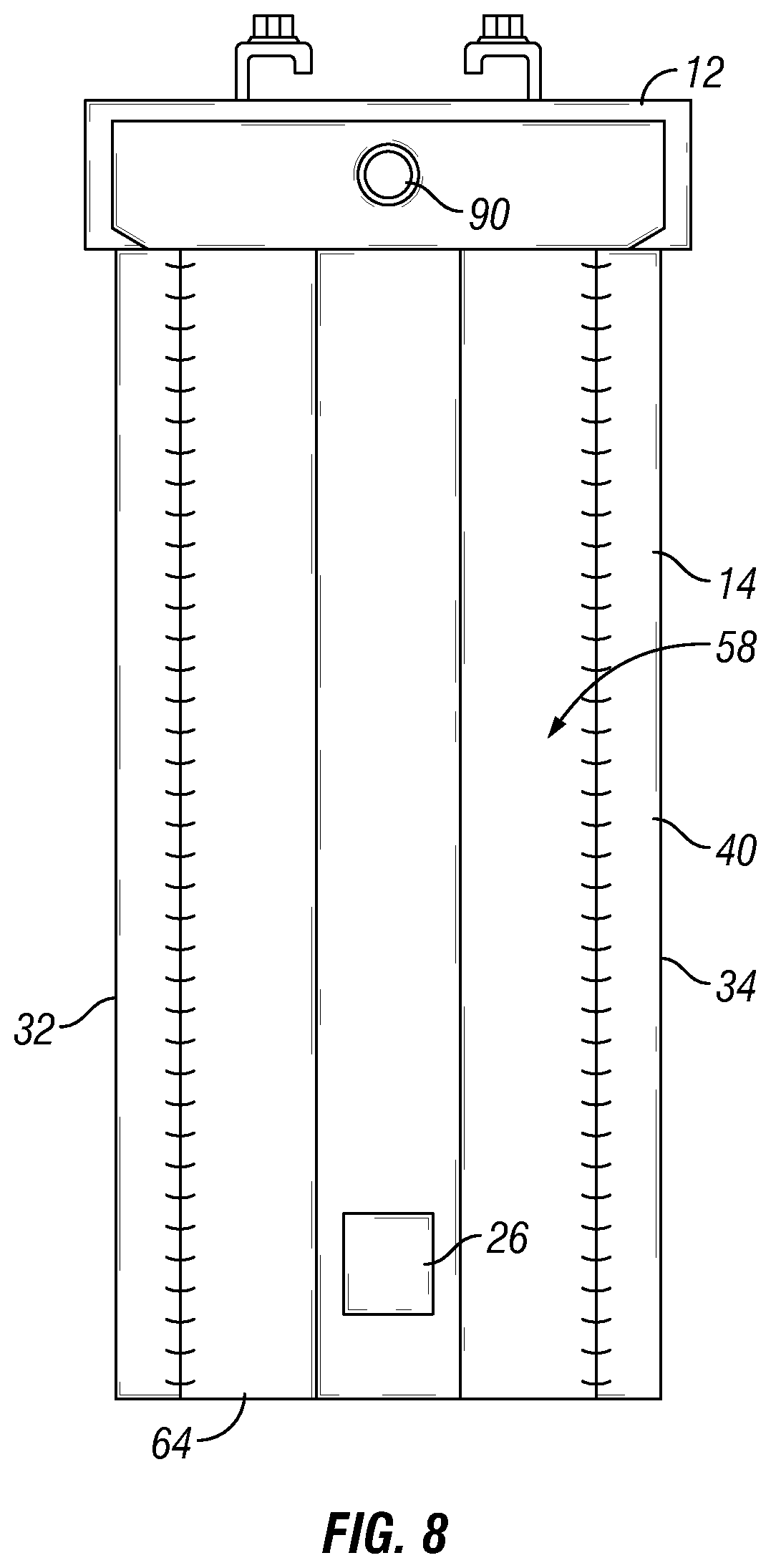 Patent US12576924 Figure 6 – Method for applying tension to aerodynamic trailer skirt