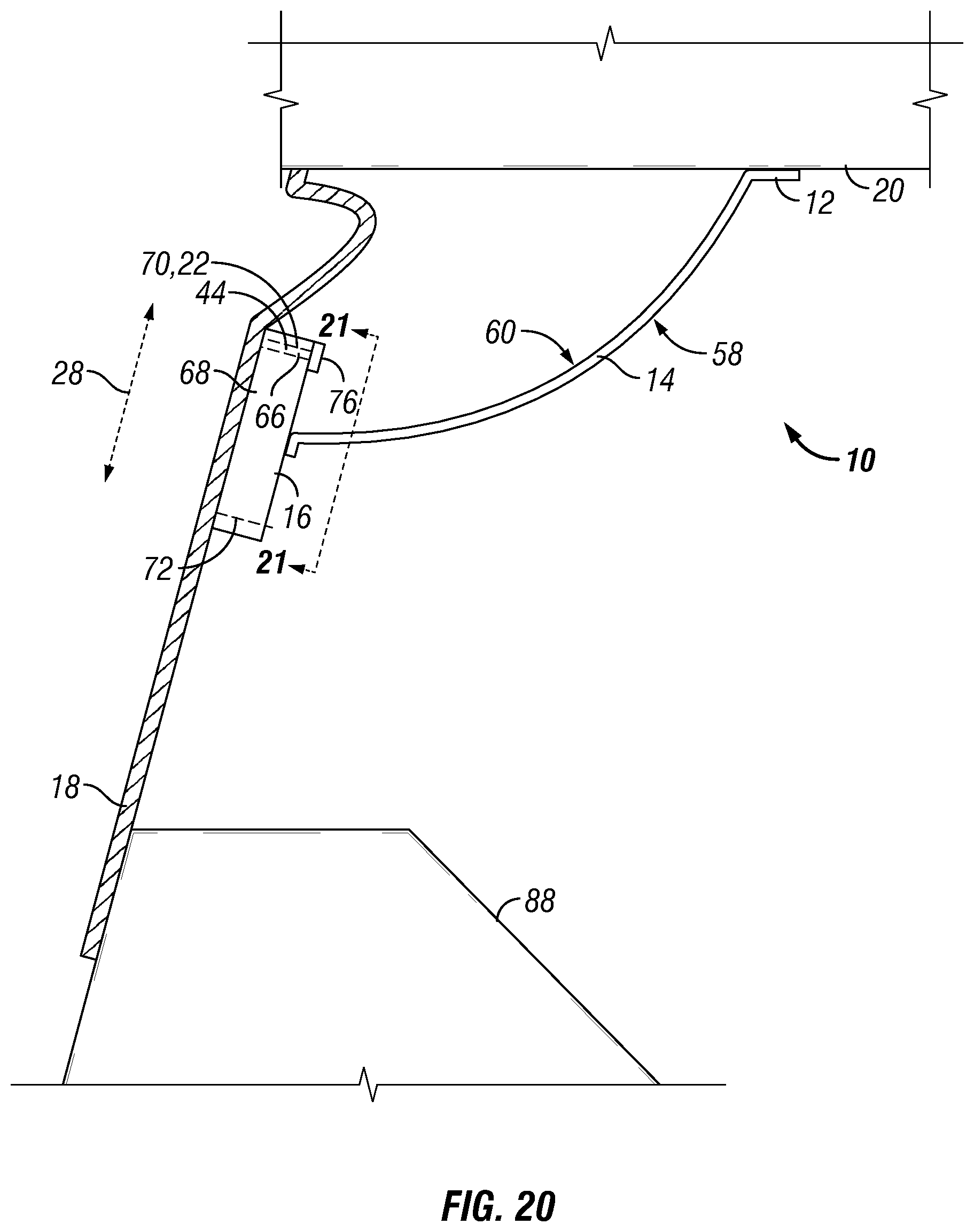 Patent US12576924 Figure 15 – Method for applying tension to aerodynamic trailer skirt