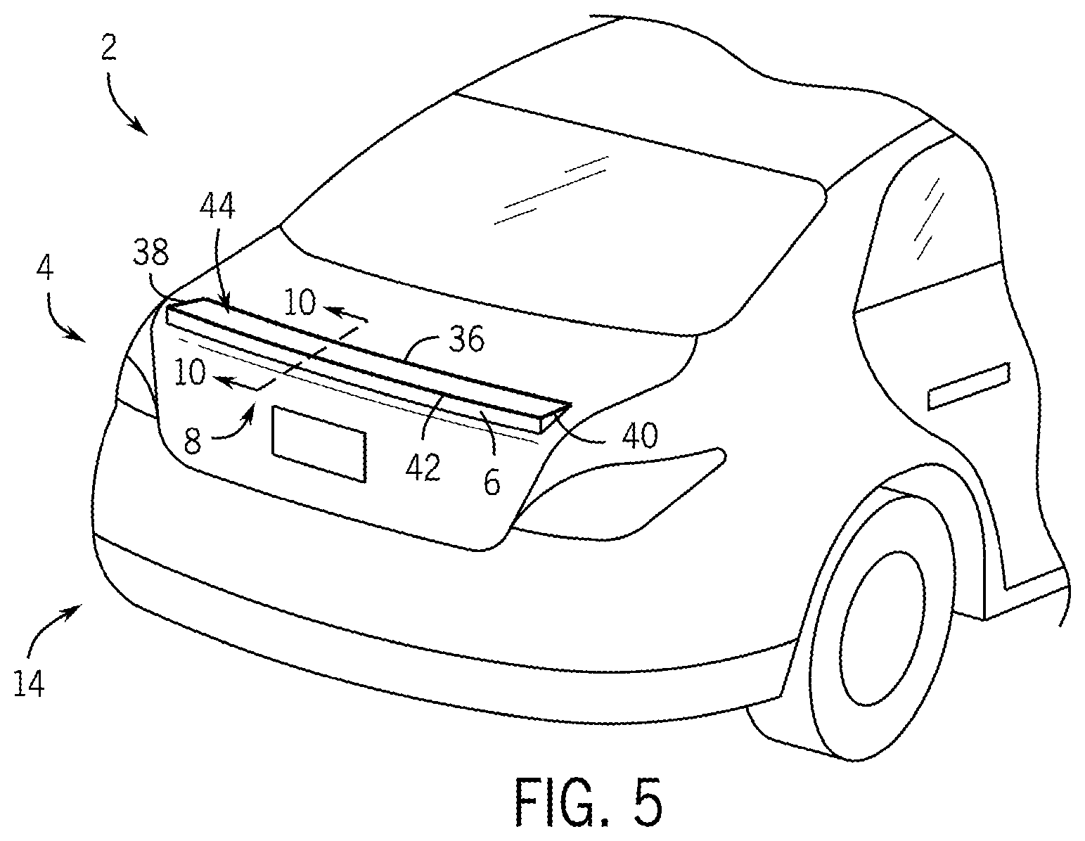 Patent US12576926 Figure 3 – Pneumatic bladder aerodynamic device