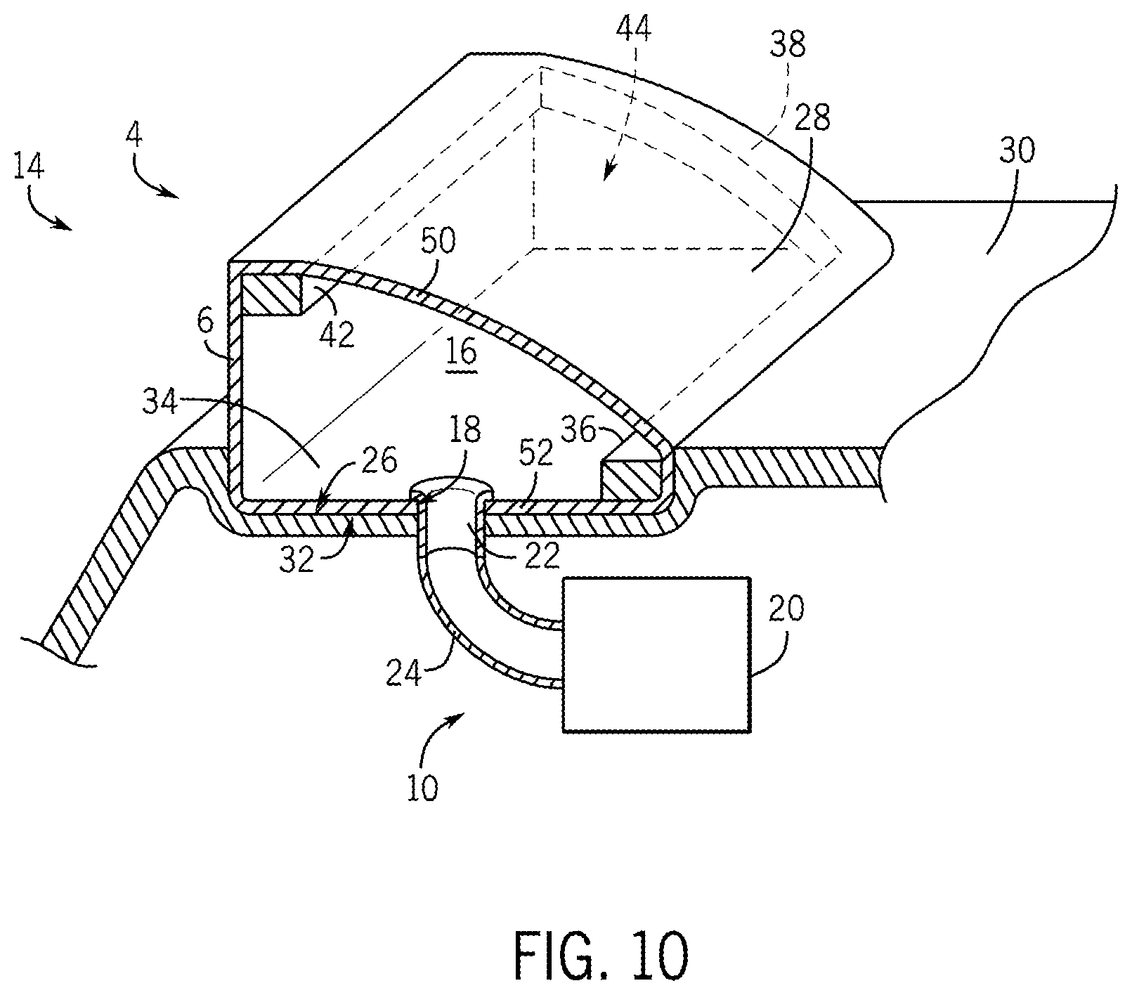 Patent US12576926 Figure 6 – Pneumatic bladder aerodynamic device