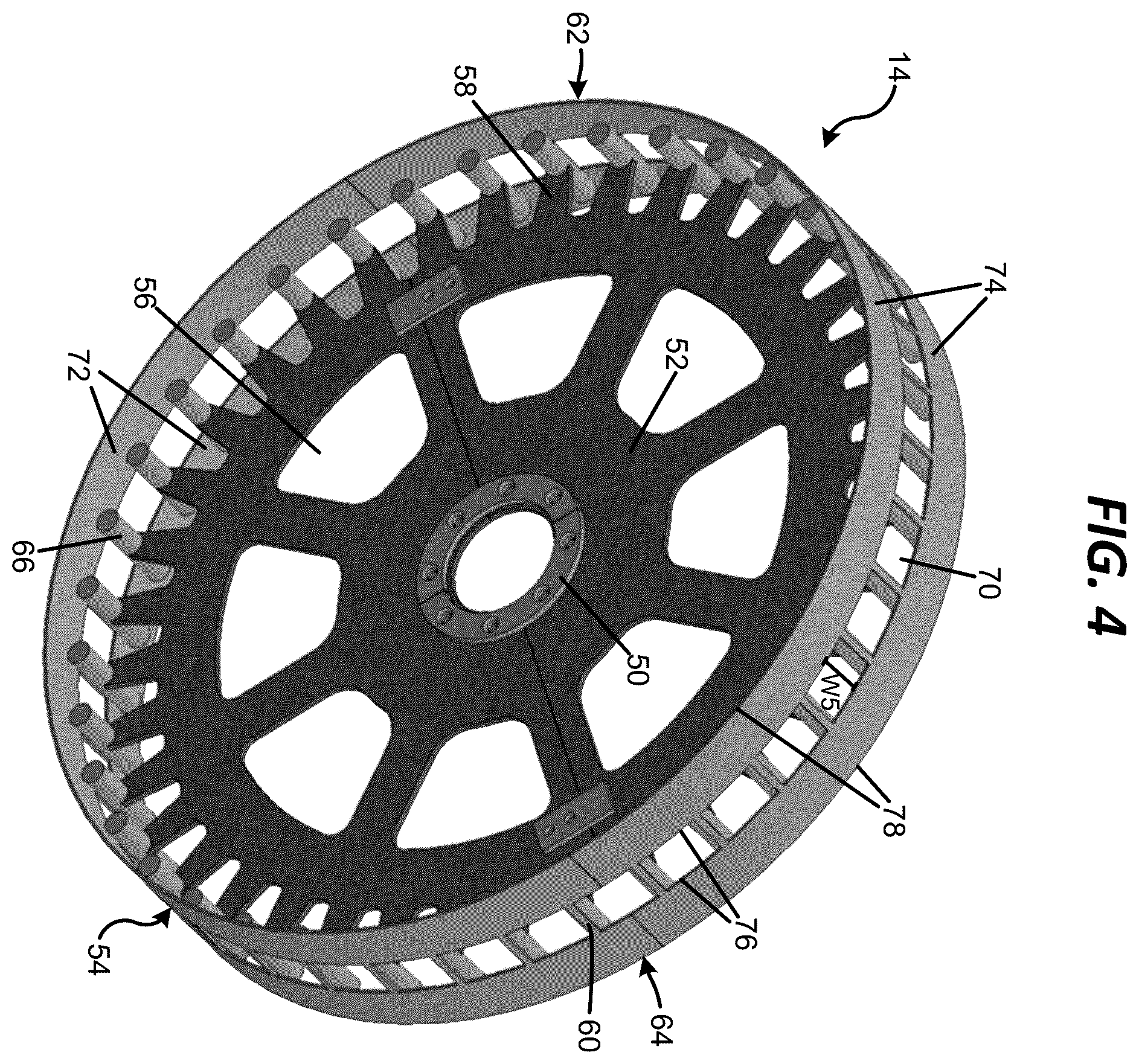 Patent US12576929 Figure 4 – Endless track assembly