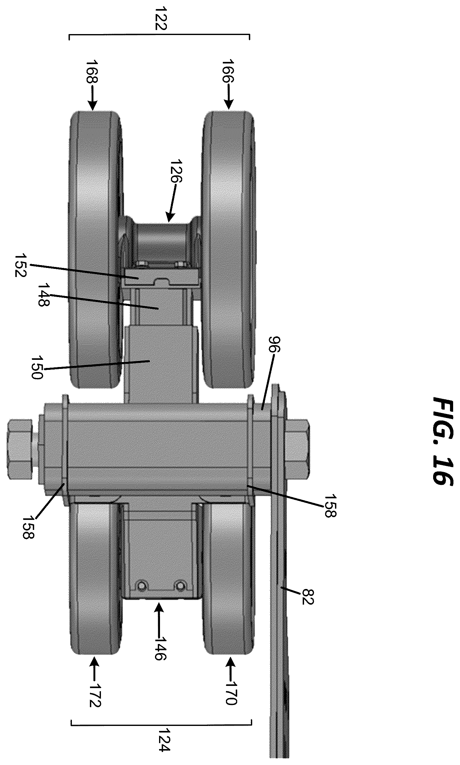 Patent US12576929 Figure 16 – Endless track assembly