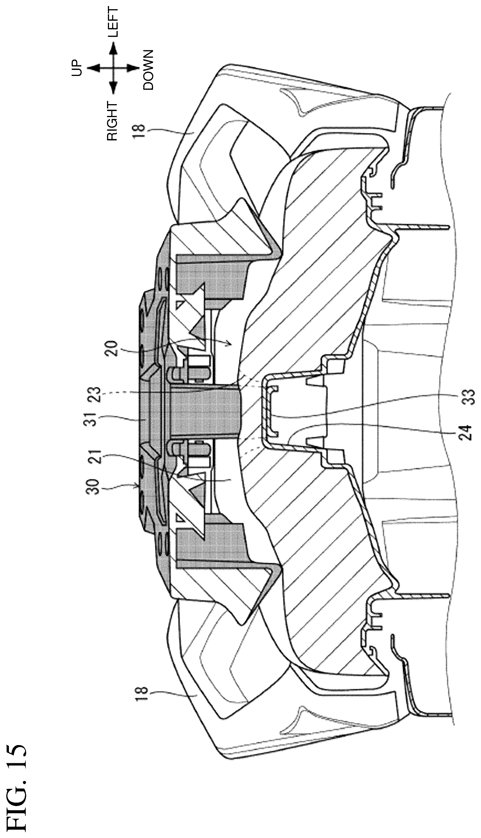 Patent US12576932 Figure 15 – Rear carrier for saddled vehicle