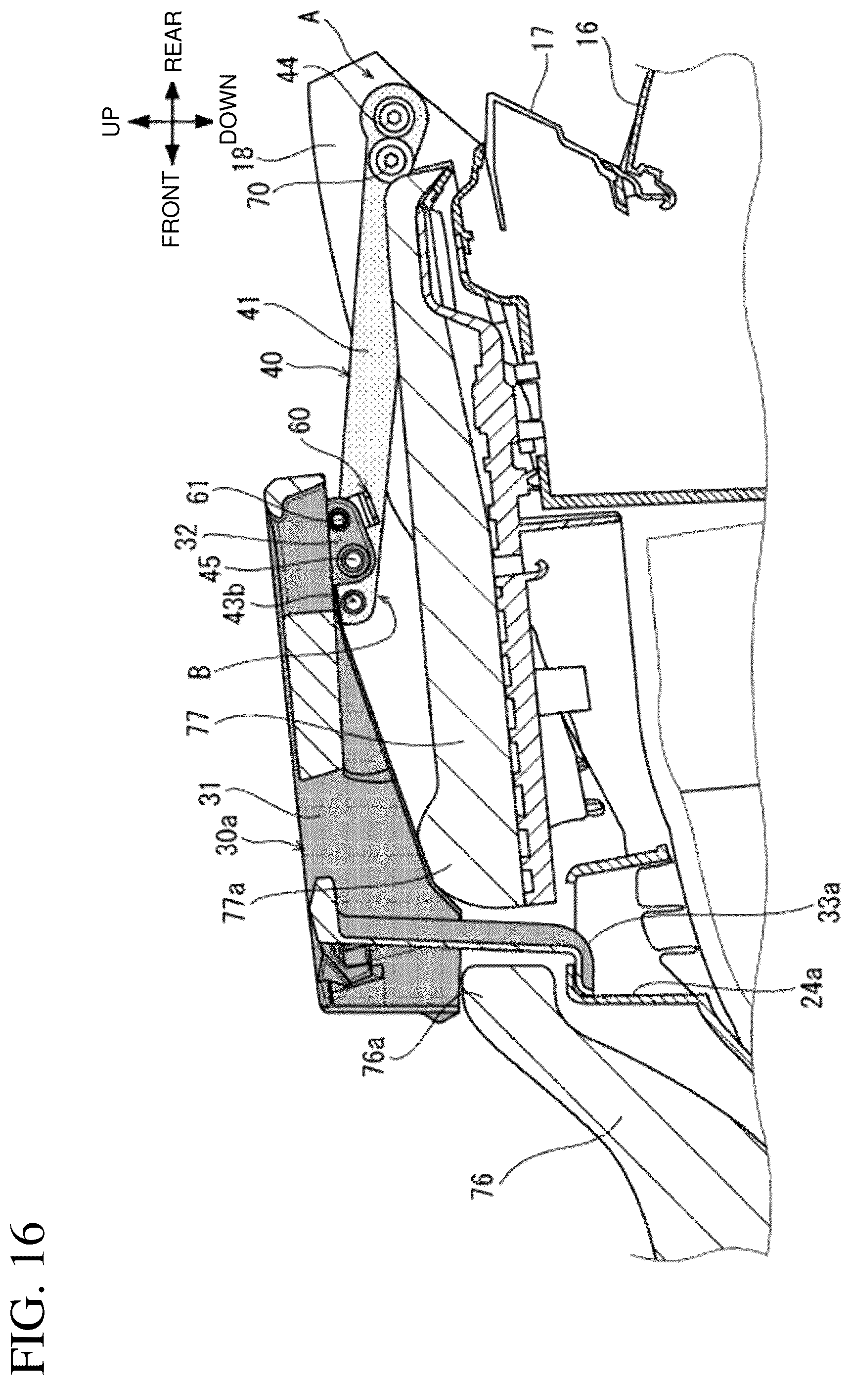 Patent US12576932 Figure 16 – Rear carrier for saddled vehicle