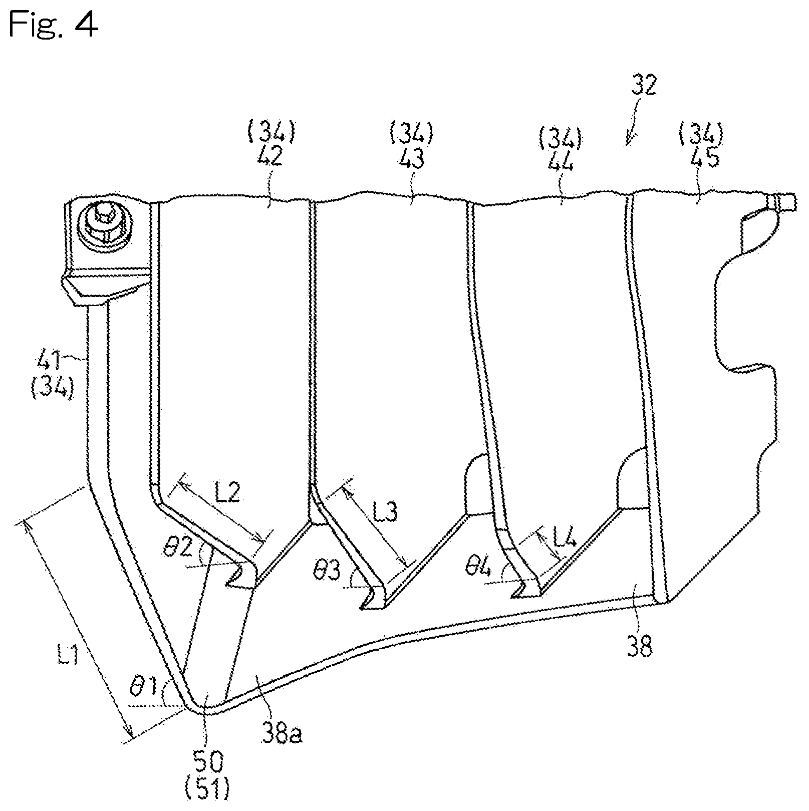 Patent US12576933 Figure 4 – Screen for saddle-riding vehicle