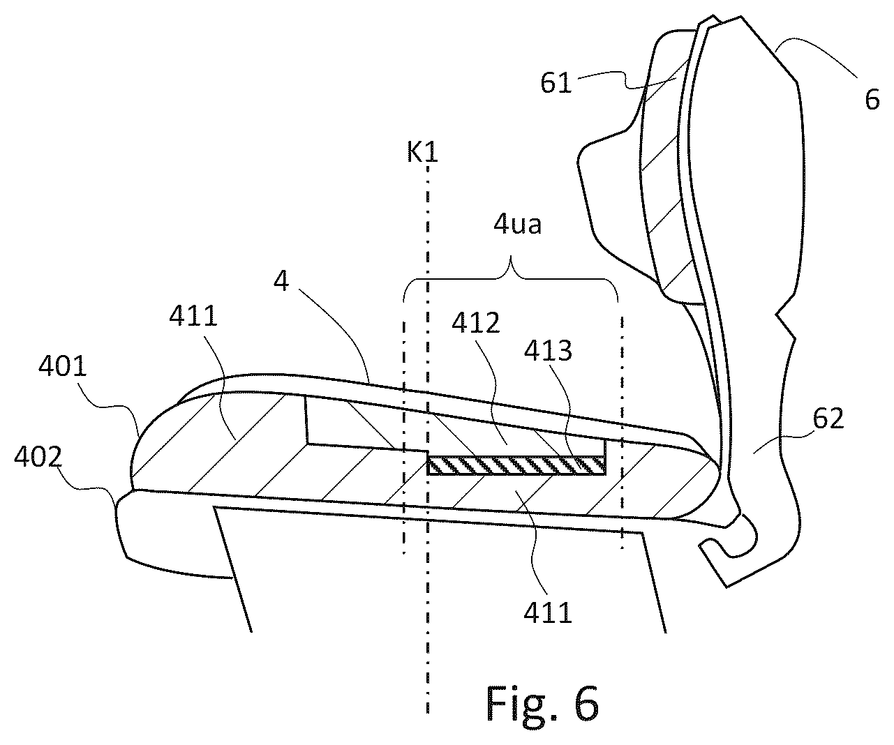 Patent US12576934 Figure 6 – One-occupant electric vehicle