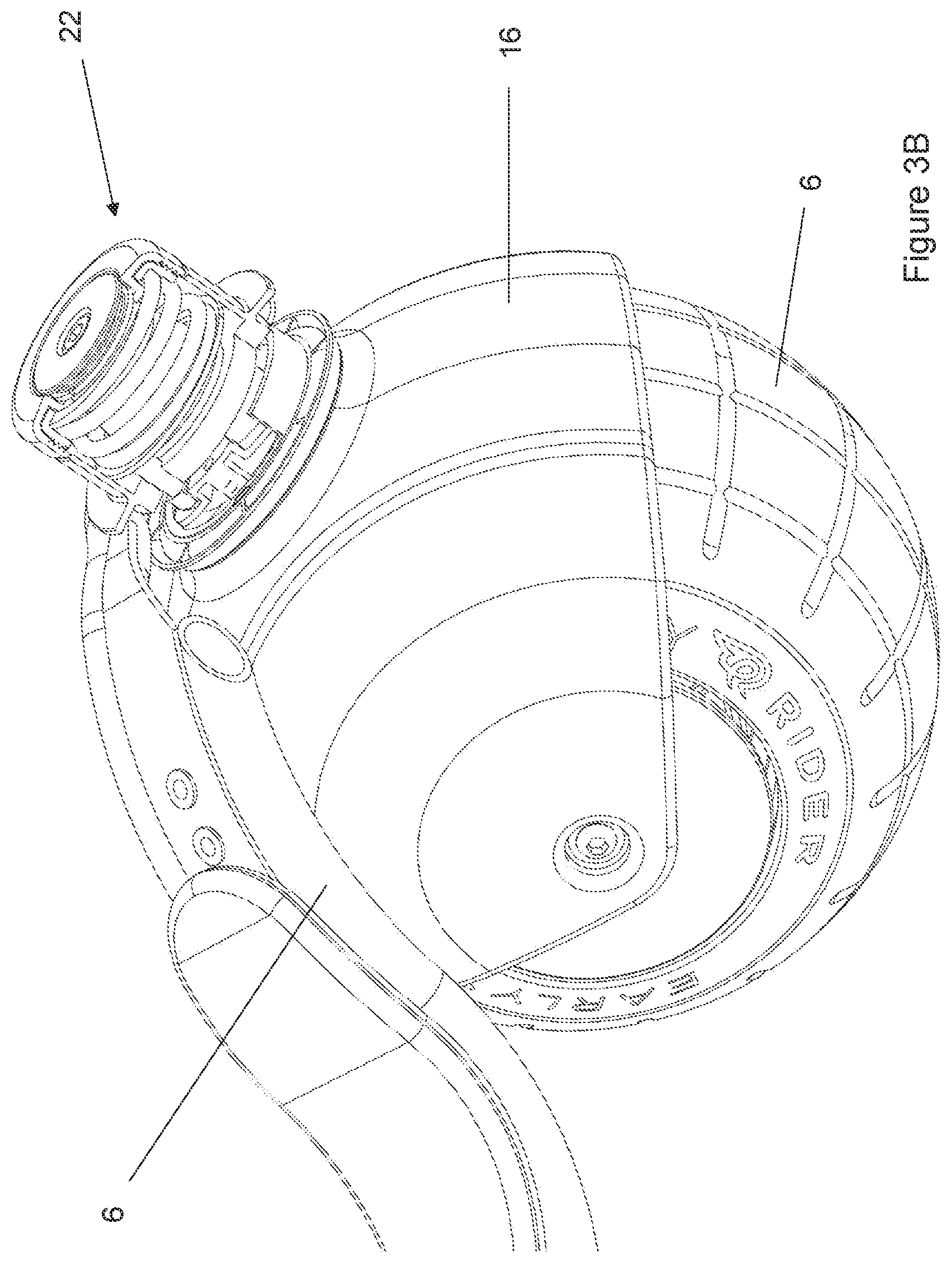 Patent US12576936 Figure 6 – Vehicle with spherical wheels