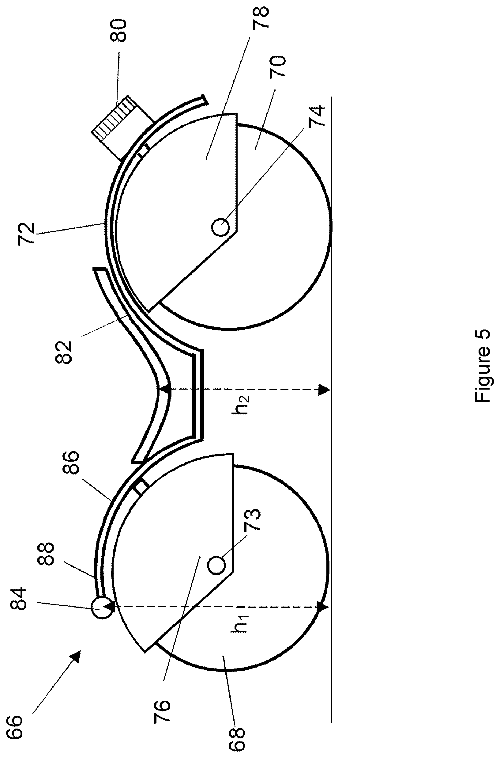Patent US12576936 Figure 8 – Vehicle with spherical wheels