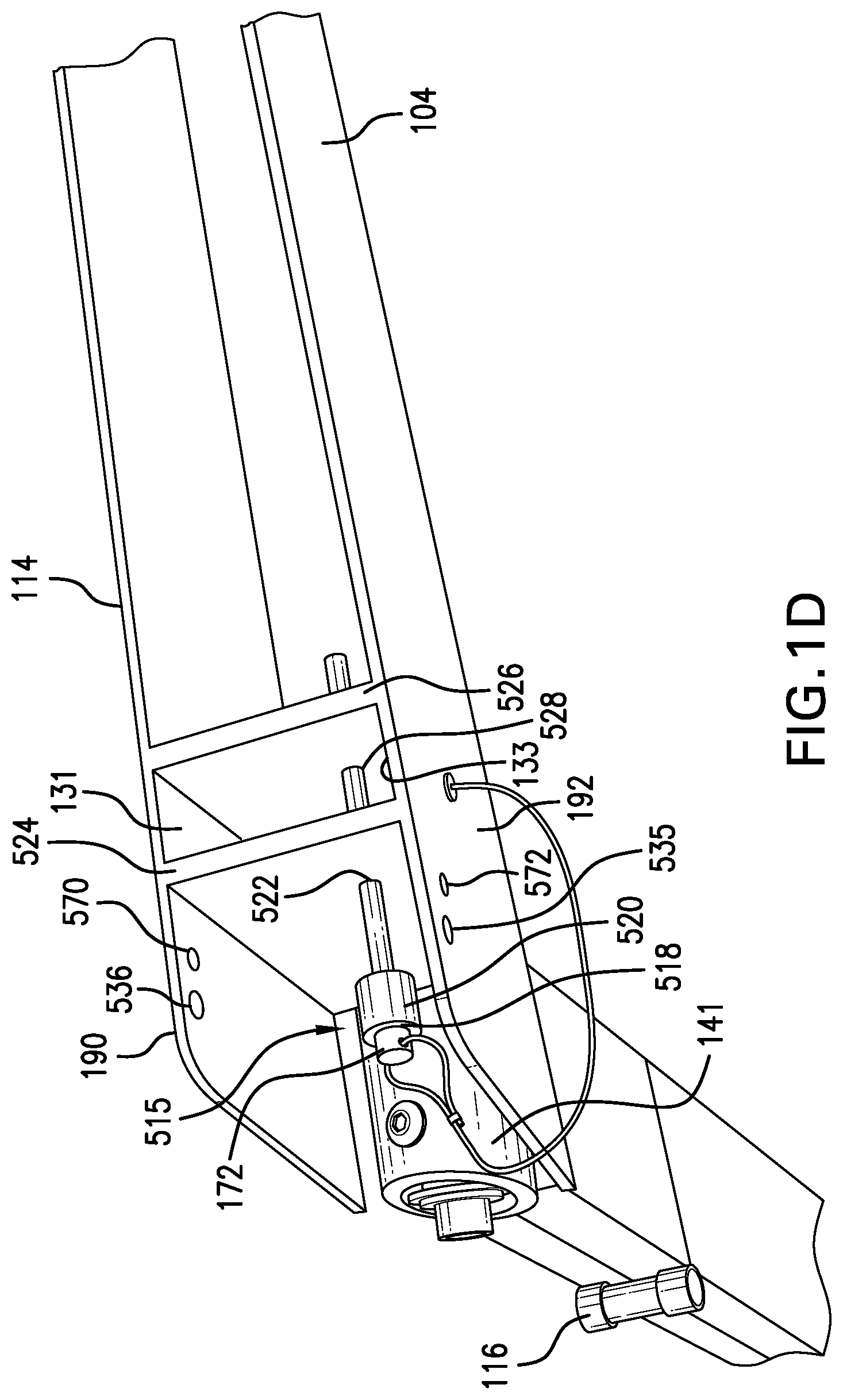 Patent US12576938 Figure 4 – Folding bicycle and method of use