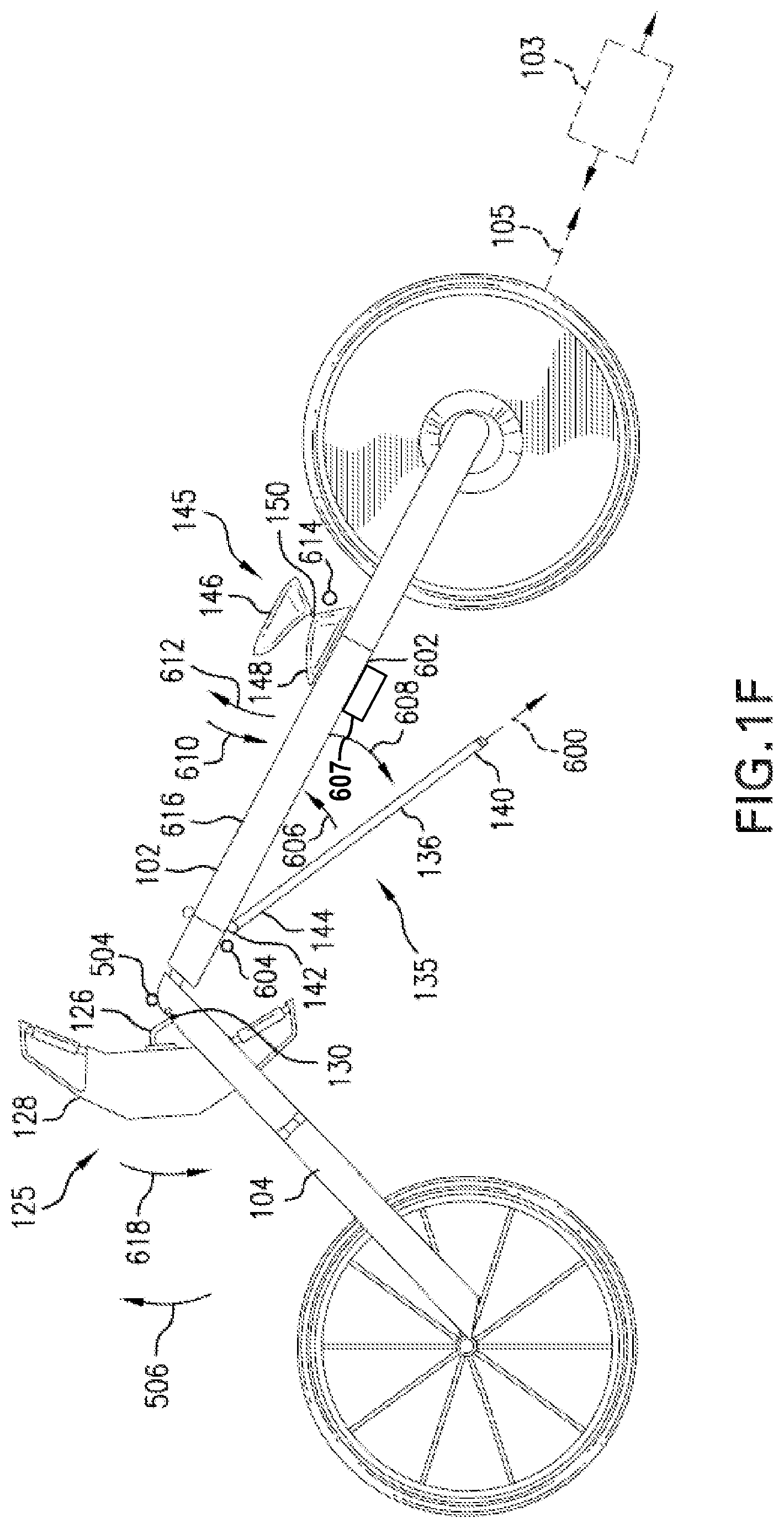 Patent US12576938 Figure 6 – Folding bicycle and method of use
