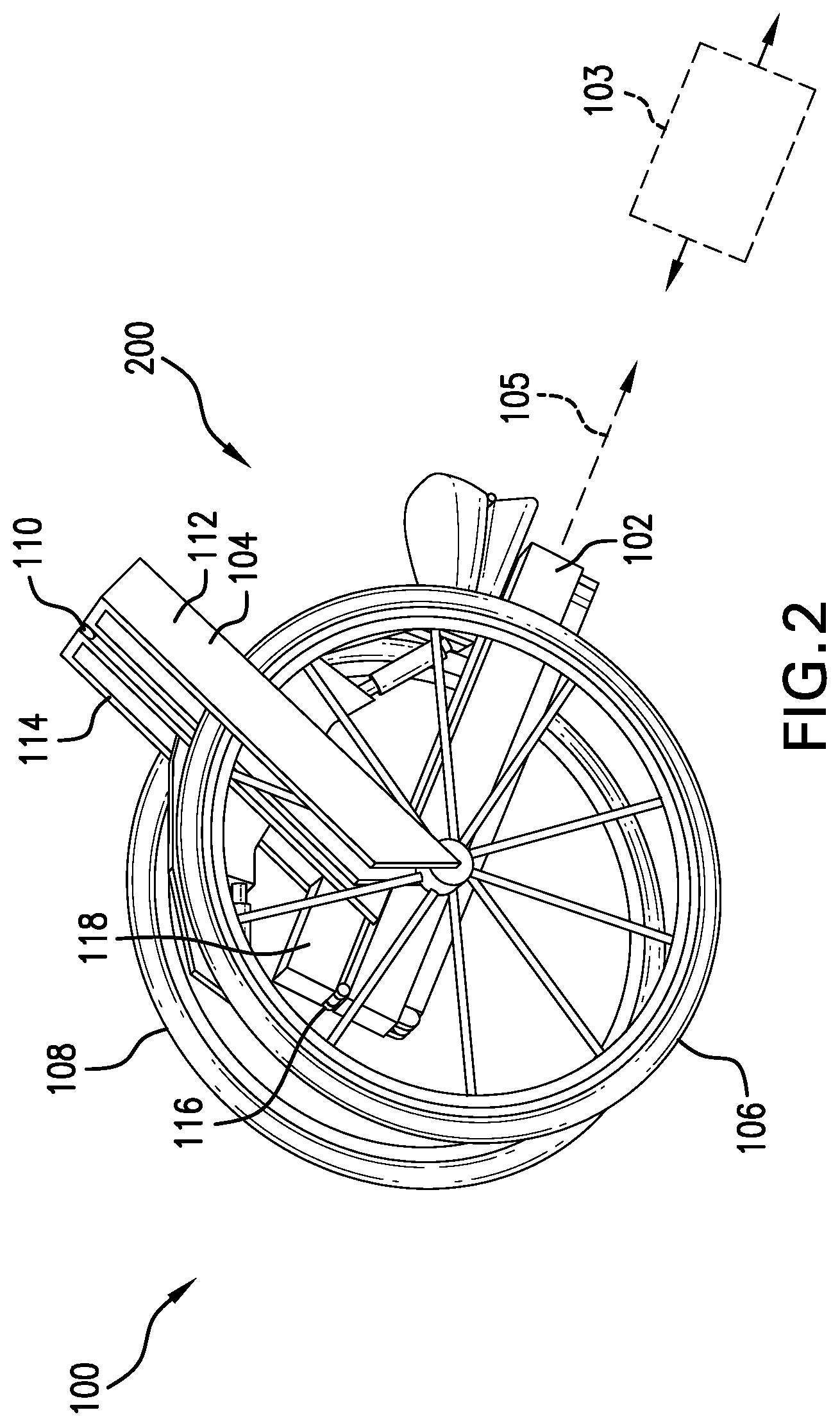 Patent US12576938 Figure 7 – Folding bicycle and method of use