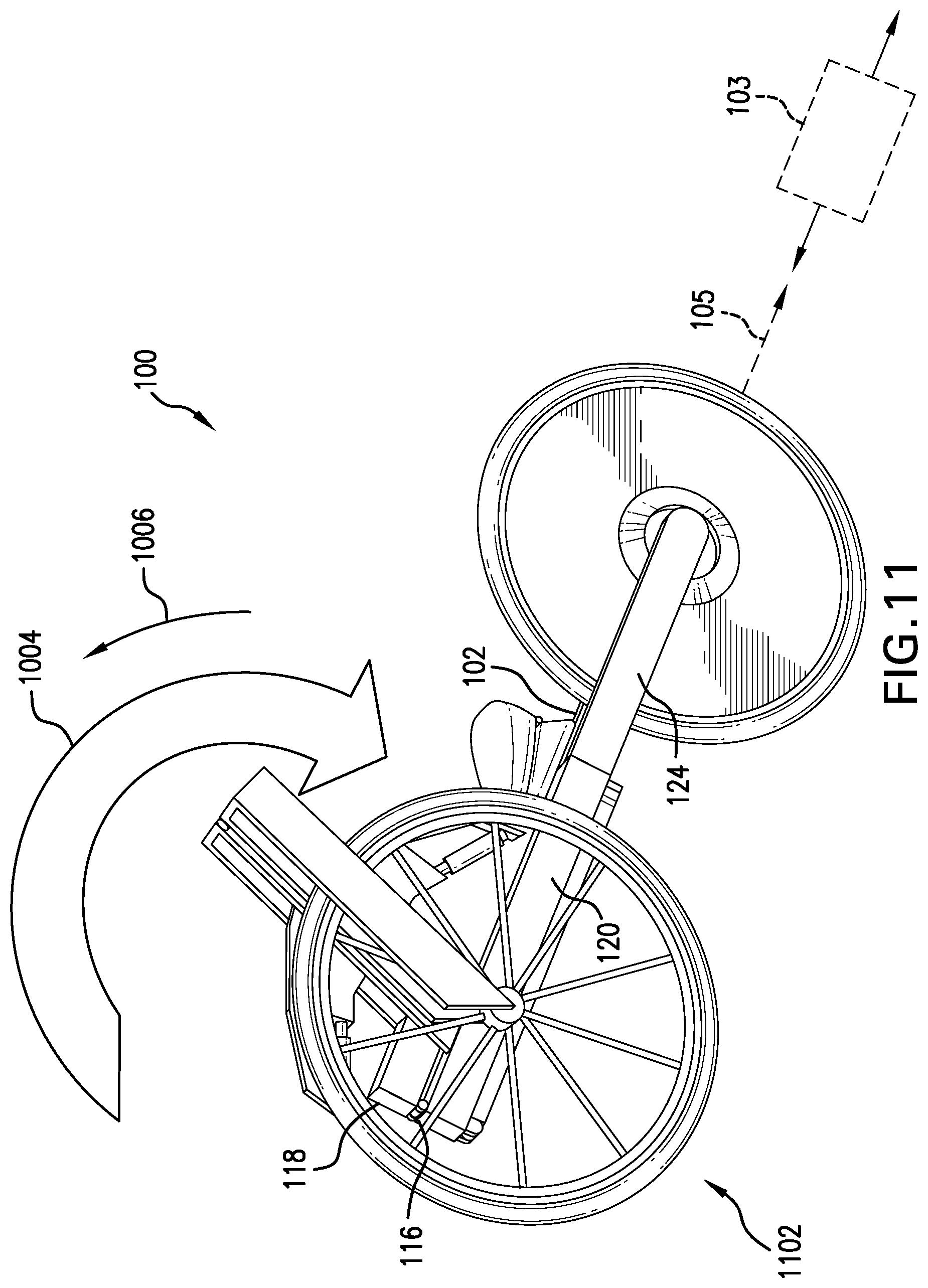 Patent US12576938 Figure 18 – Folding bicycle and method of use