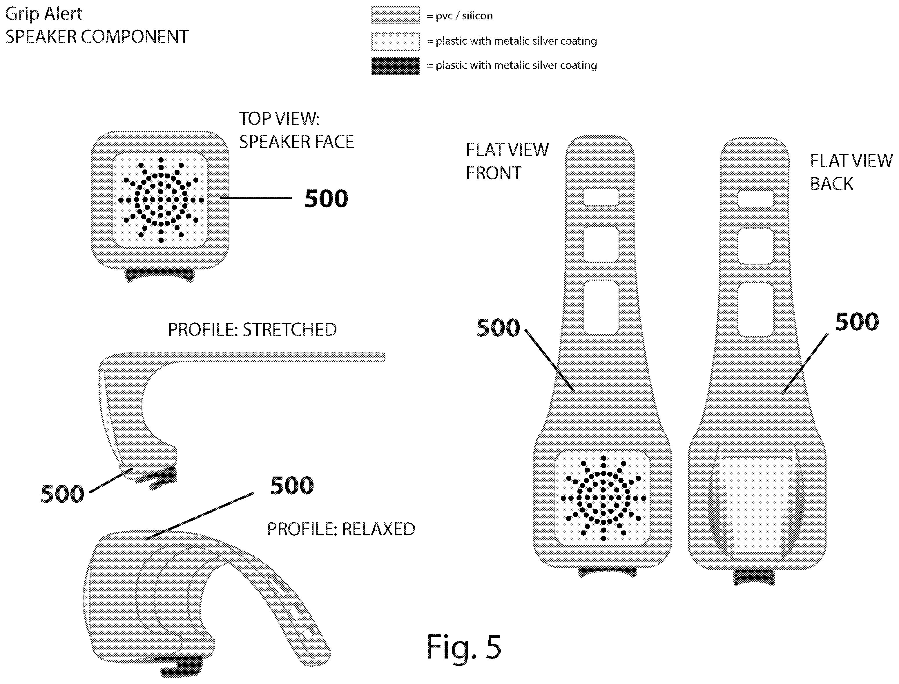 Patent US12576940 Figure 5 – Vehicle handle safety device control system and method