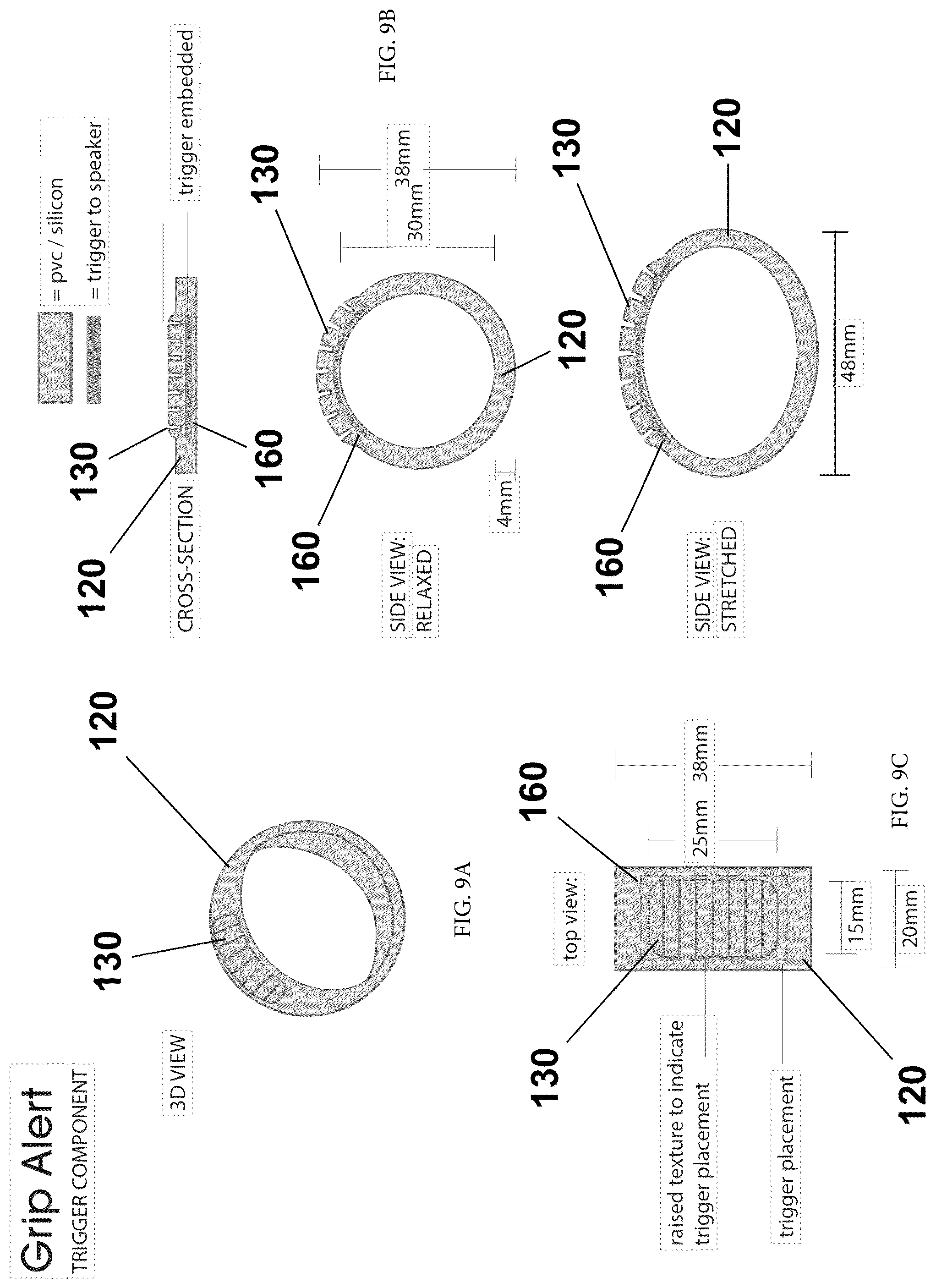 Patent US12576940 Figure 9 – Vehicle handle safety device control system and method
