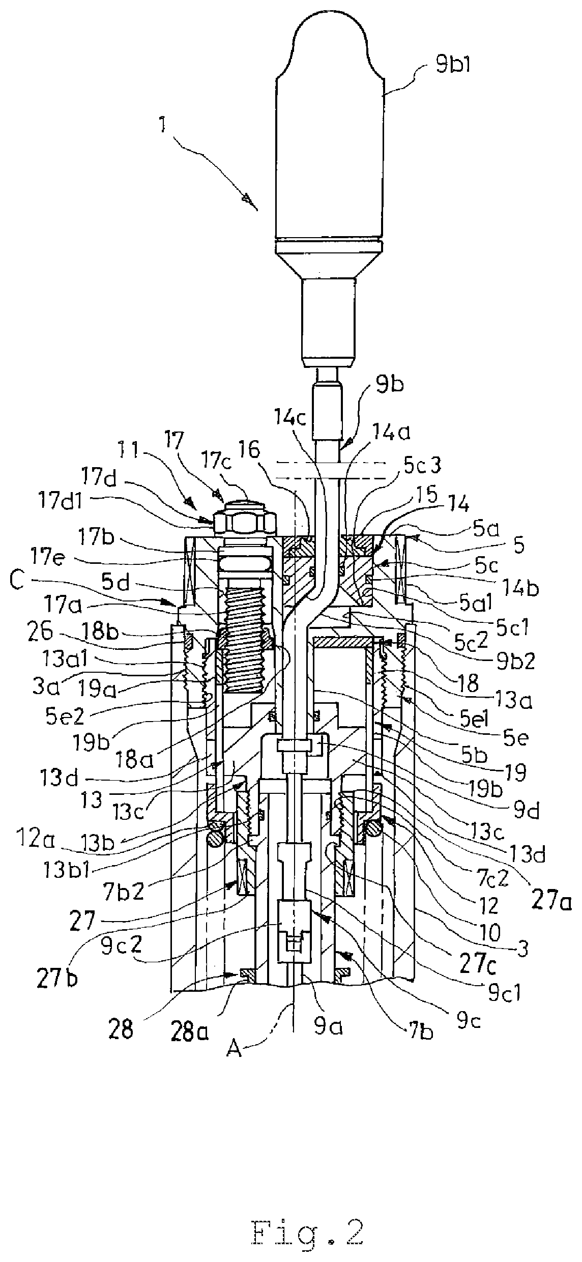 Patent US12576943 Figure 2 – Front fork