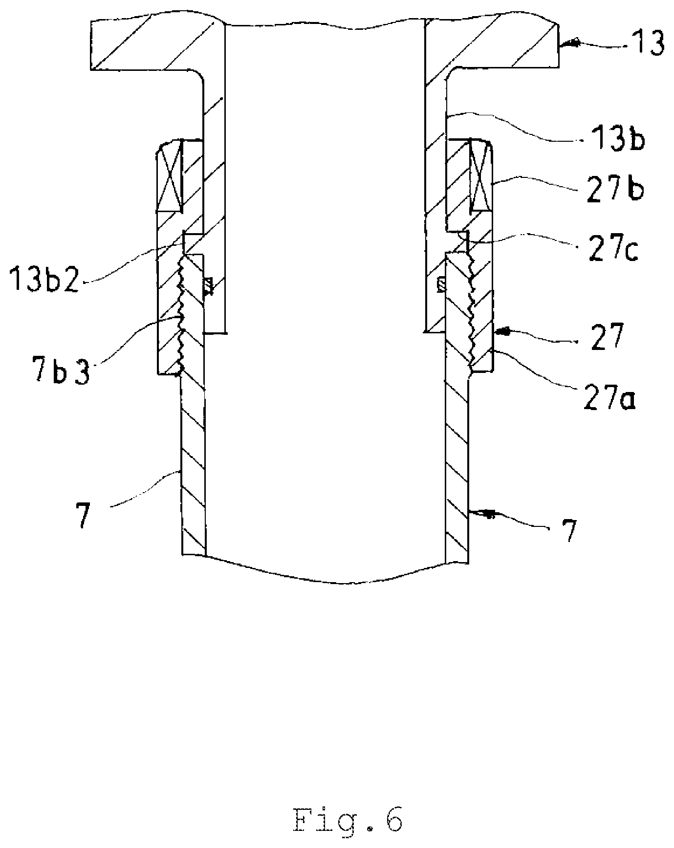 Patent US12576943 Figure 6 – Front fork