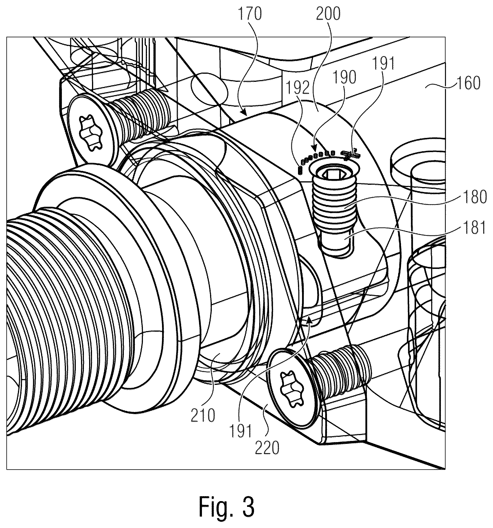 Patent US12576945 Figure 3 – Pedal with adjustable rotation brake