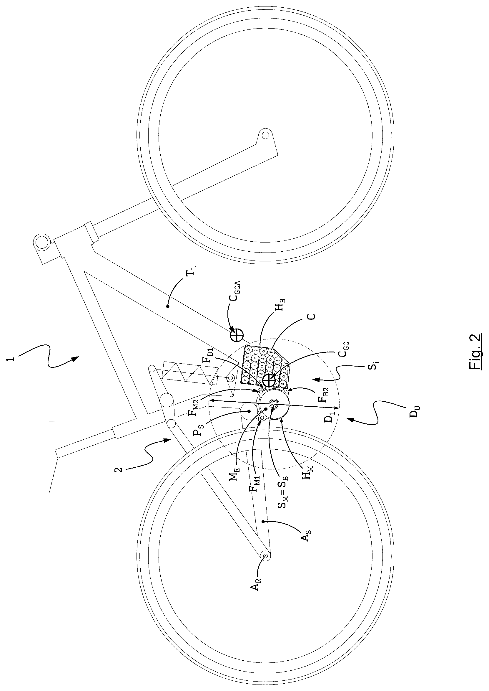Patent US12576946 Figure 2 – Bicycle torque sensor