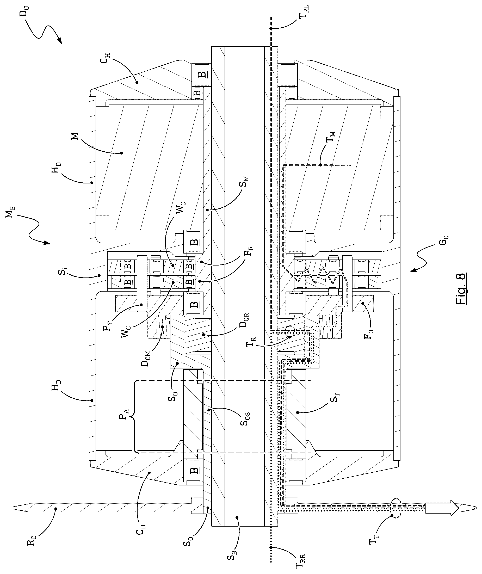 Patent US12576946 Figure 8 – Bicycle torque sensor