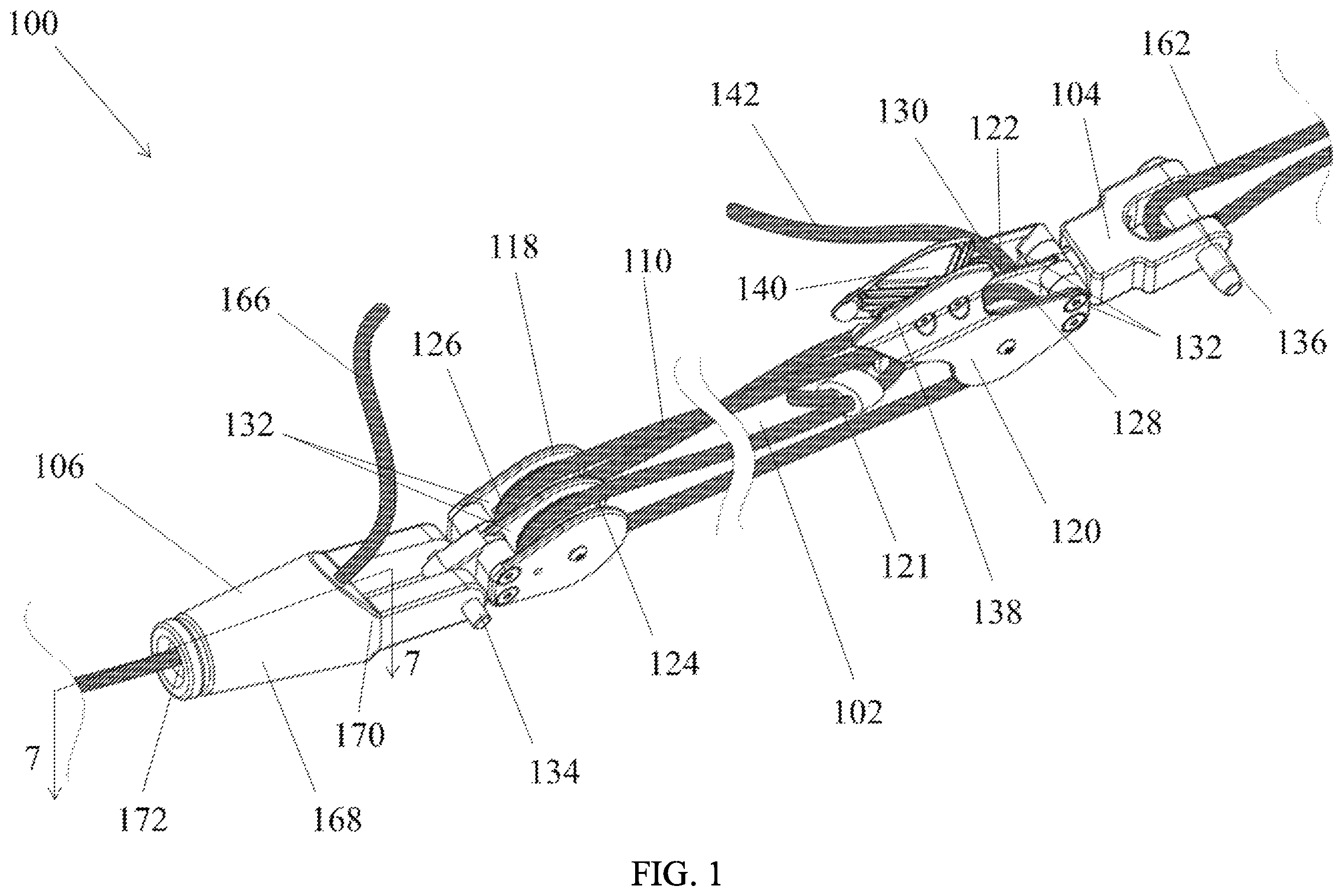 Patent US12576948 Figure 1 – Block and tackle assembly for bladder anchor