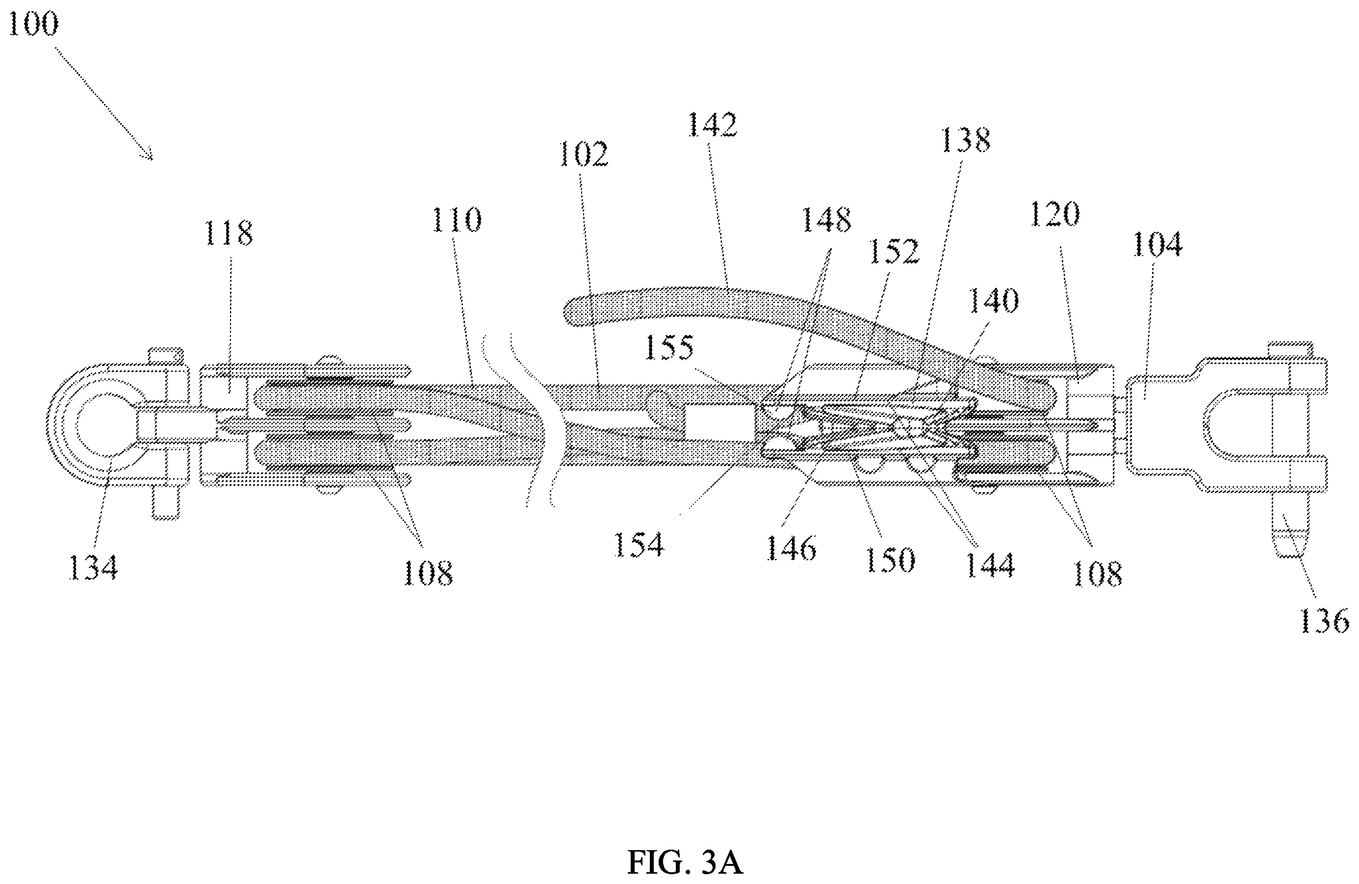 Patent US12576948 Figure 3 – Block and tackle assembly for bladder anchor