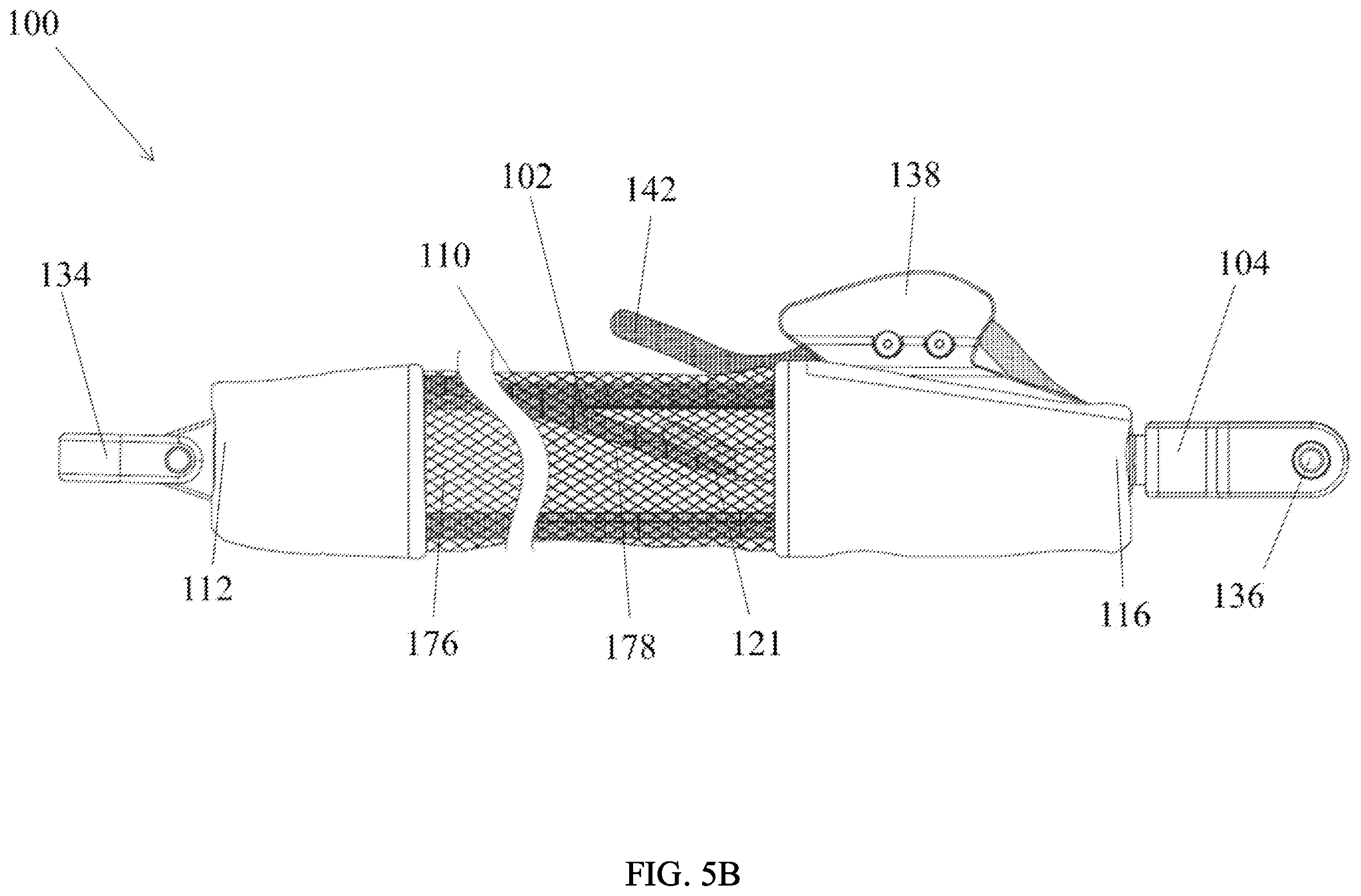 Patent US12576948 Figure 8 – Block and tackle assembly for bladder anchor