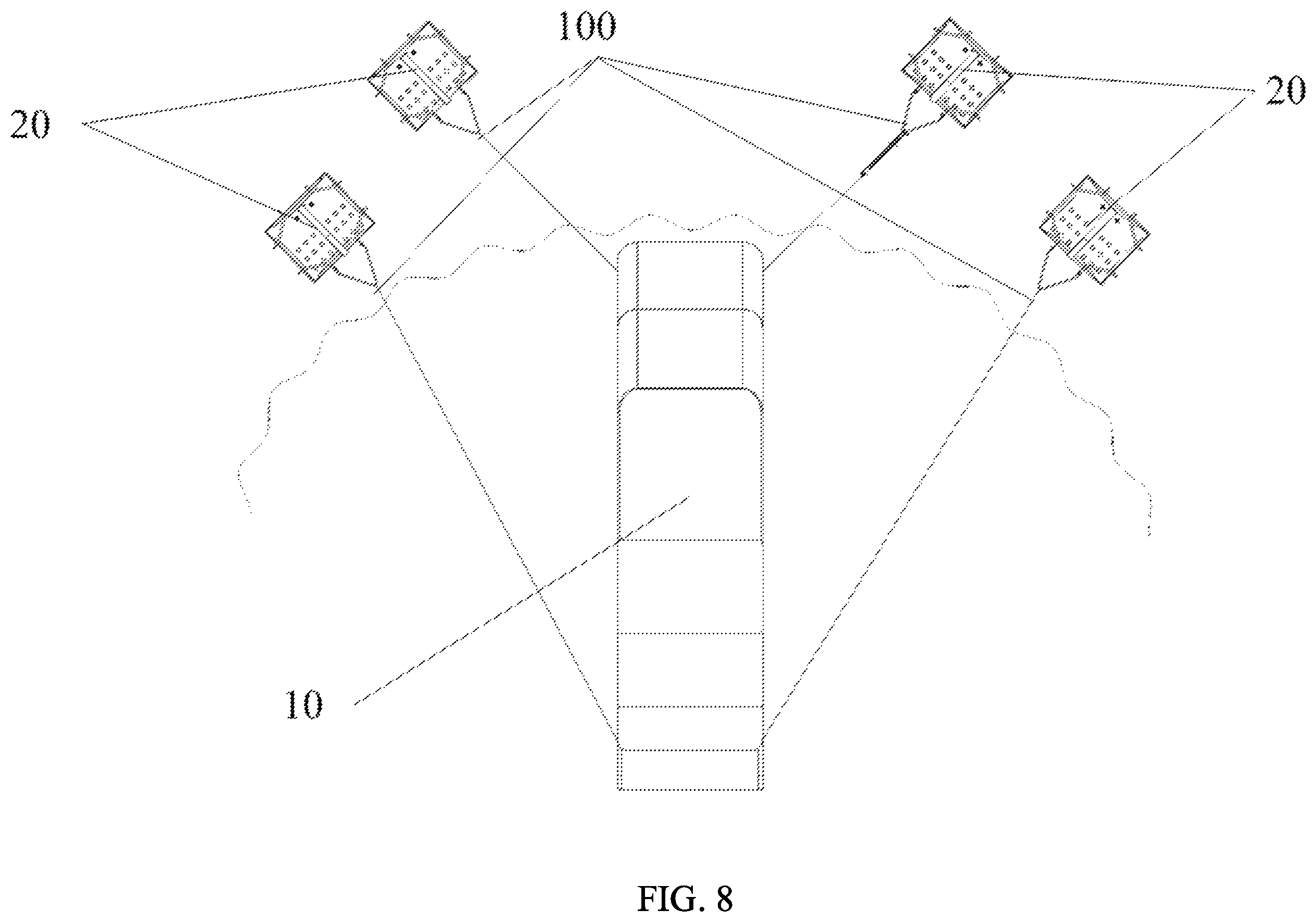 Patent US12576948 Figure 12 – Block and tackle assembly for bladder anchor