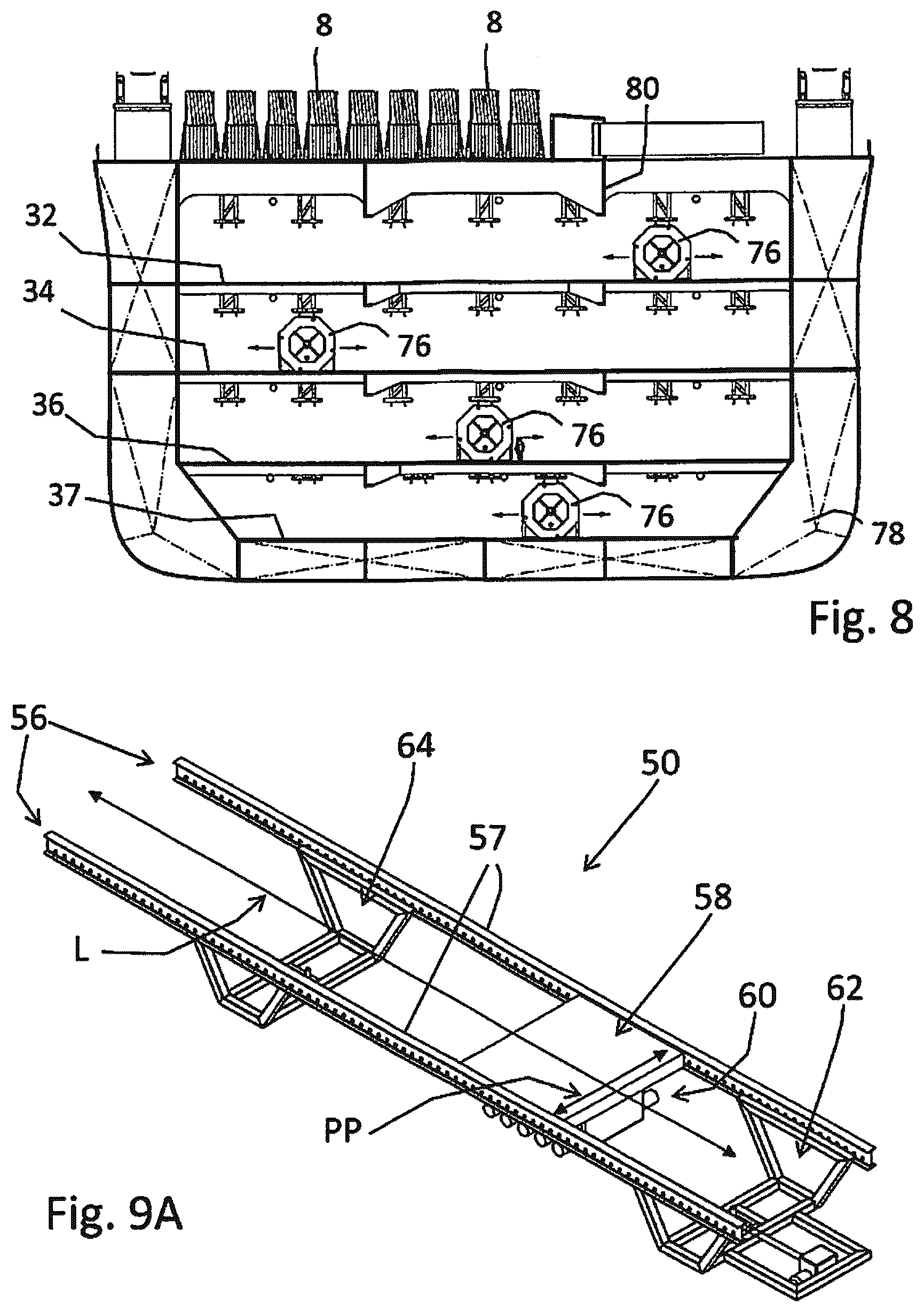Patent US12576950 Figure 4 – Factory for producing an elongated tension member, and method for constructing such a factory