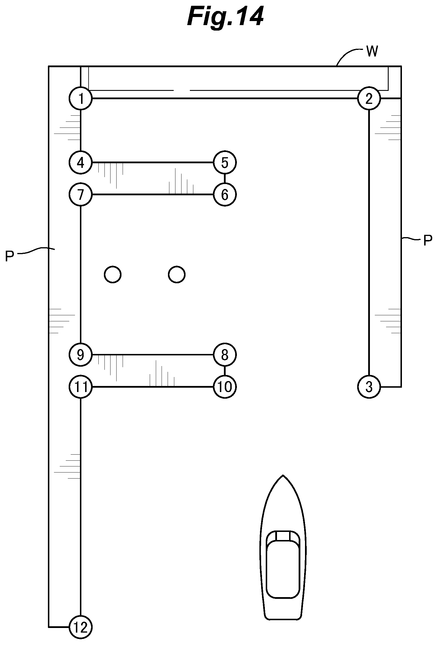 Patent US12576952 Figure 14 – Sensor calibration system for watercraft and watercraft