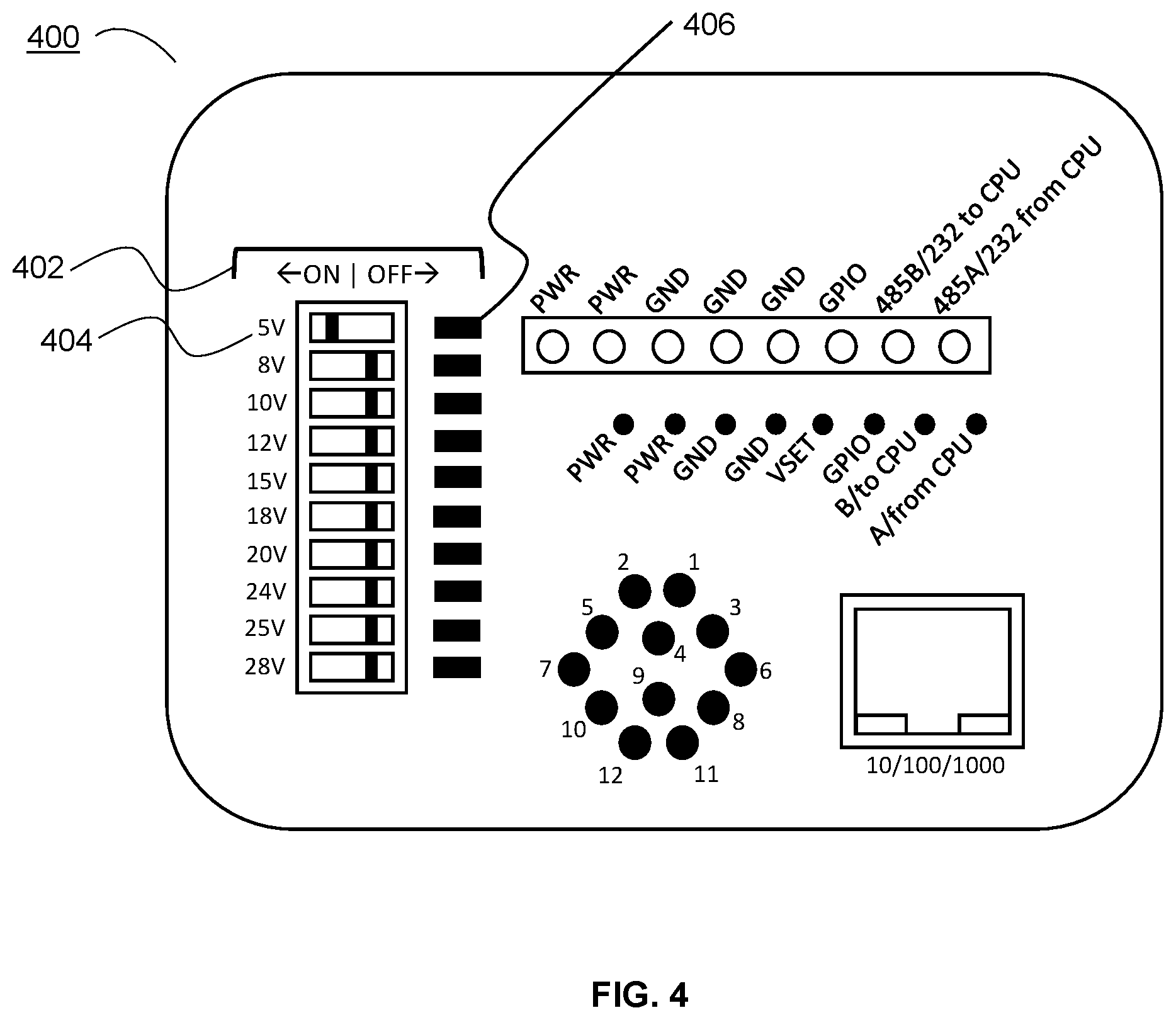 Patent US12576953 Figure 4 – Rapid payload interchangeability in autonomous vehicles