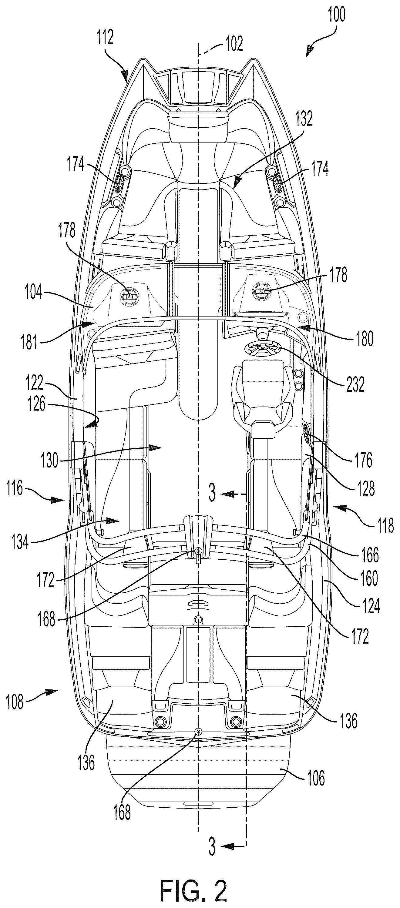 Patent US12576954 Figure 2 – System and method for identifying when a water-sports participant has fallen