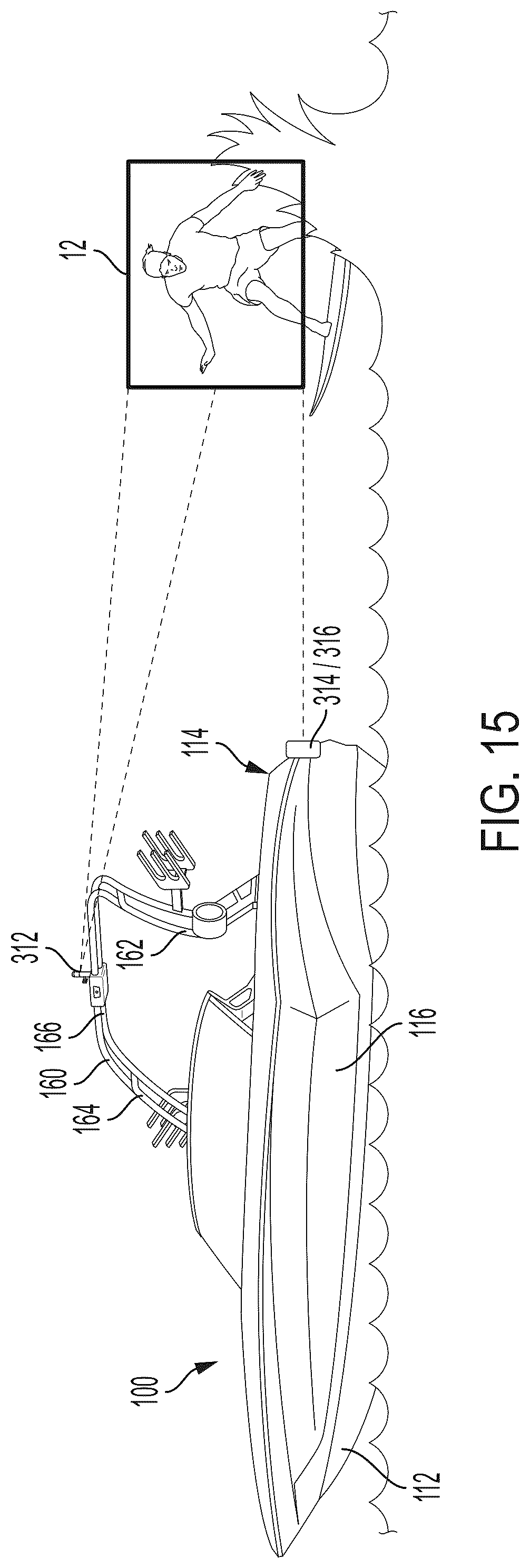 Patent US12576954 Figure 17 – System and method for identifying when a water-sports participant has fallen