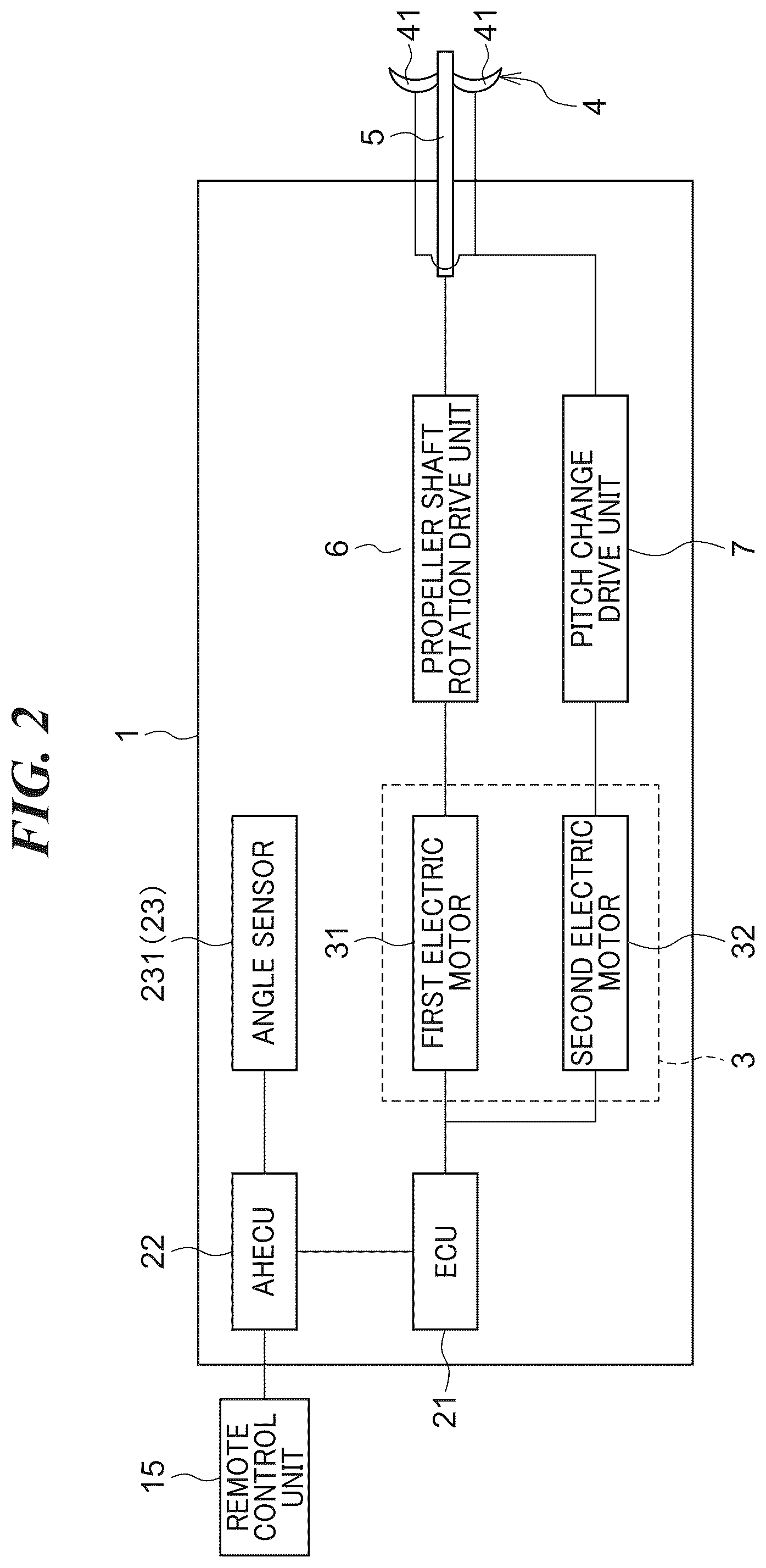 Patent US12576956 Figure 2 – Propulsion device for marine vessel and outboard motor