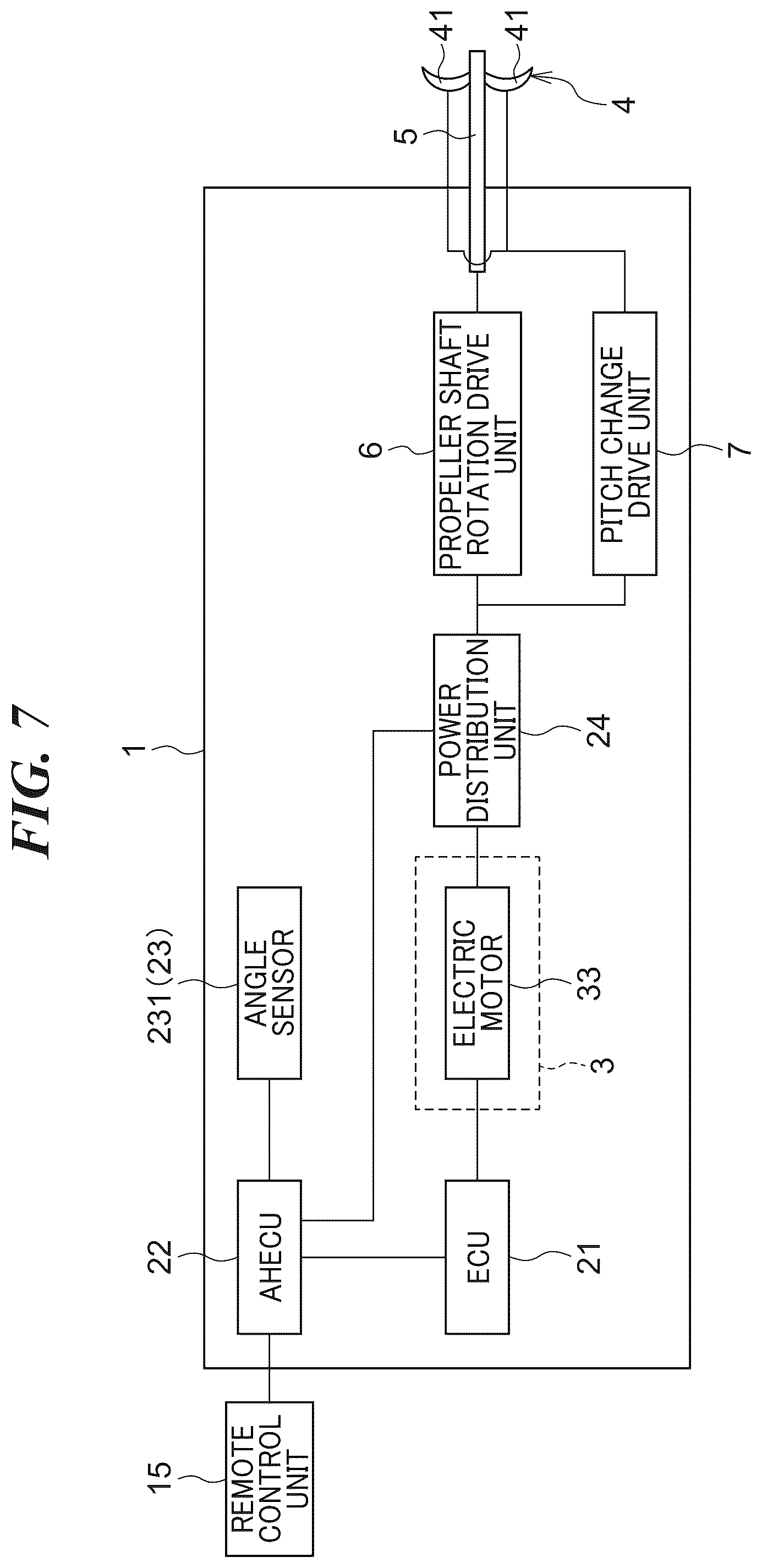 Patent US12576956 Figure 7 – Propulsion device for marine vessel and outboard motor