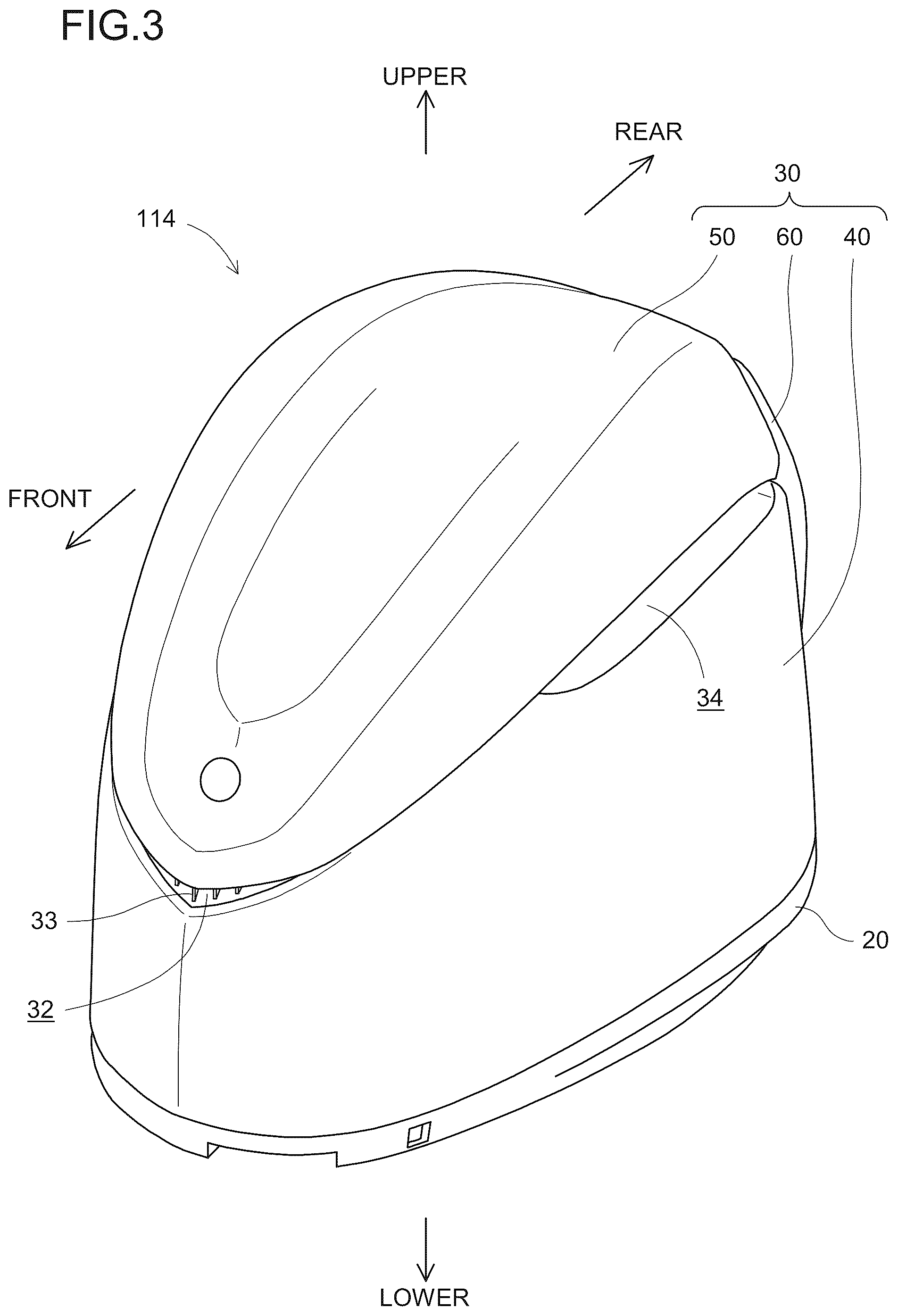 Patent US12576957 Figure 3 – Outboard motor and vessel