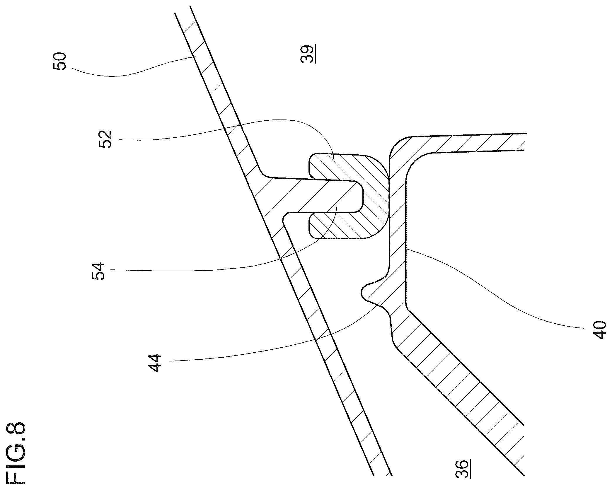 Patent US12576957 Figure 8 – Outboard motor and vessel